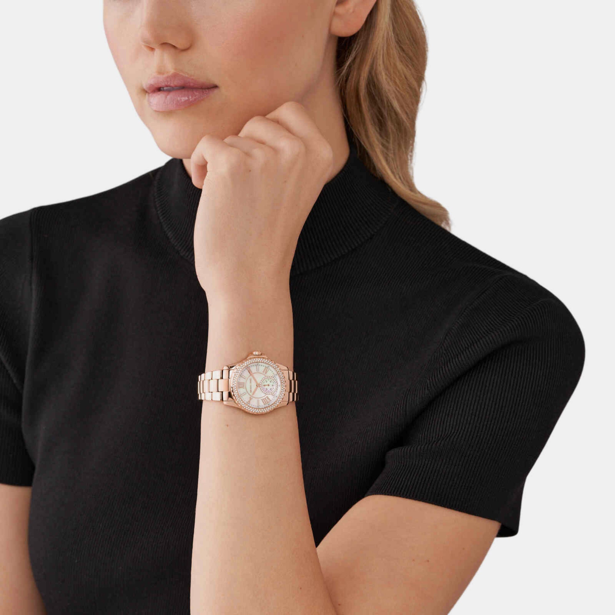 Michael Kors Everest Women Quartz White Dial Analog Stainless Steel Watch MK7364 - view 3