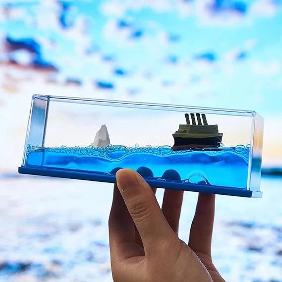 Roposo Clout Swinging Titanic Ship For Car Dashboard