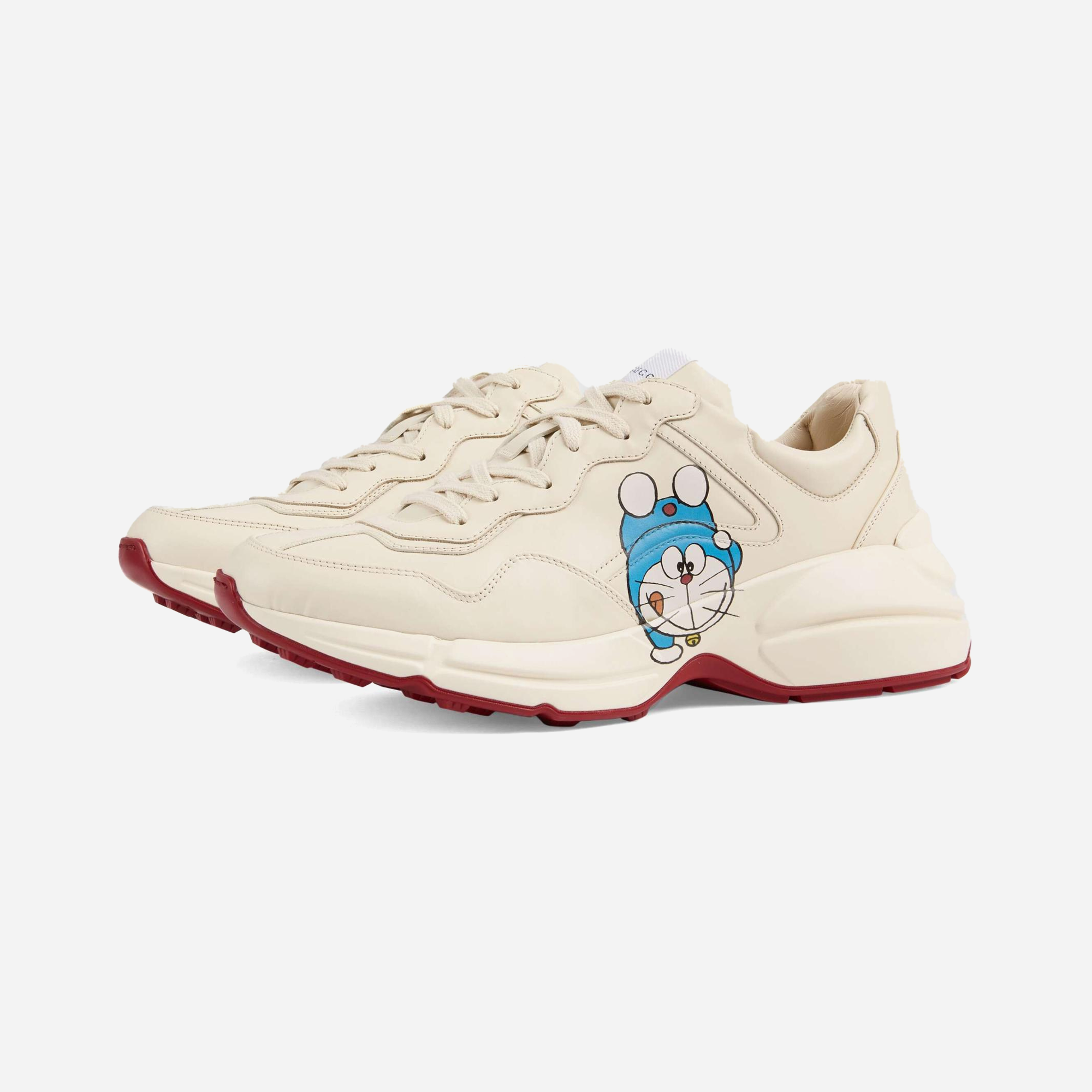 Doraemon x Gucci Rython 'Ivory' Sneakers - view 2
