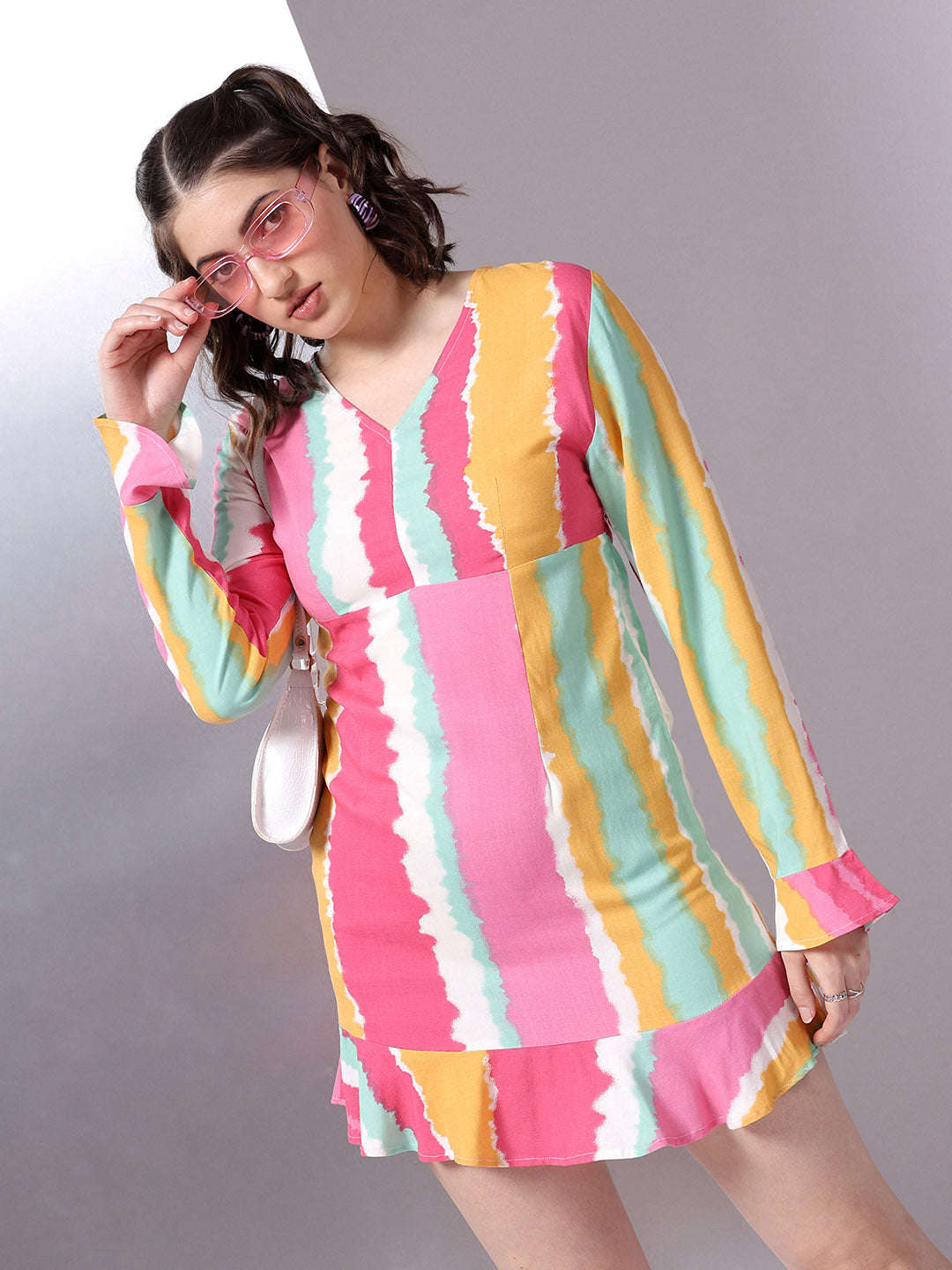 Freehand By The Indian Garage Co Women Striped Dress