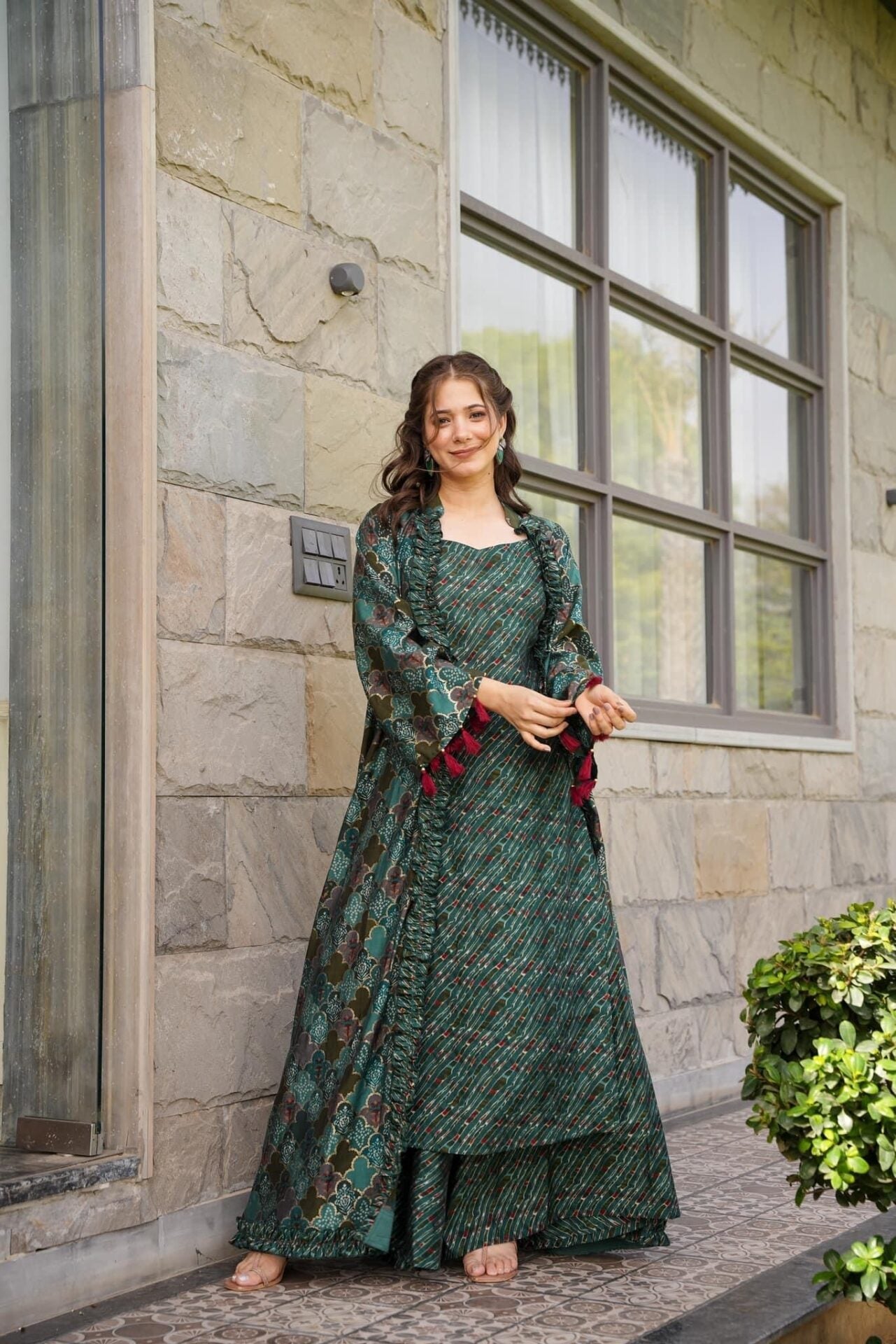 Idaho-o Reiko muslin shrug-set - view 2