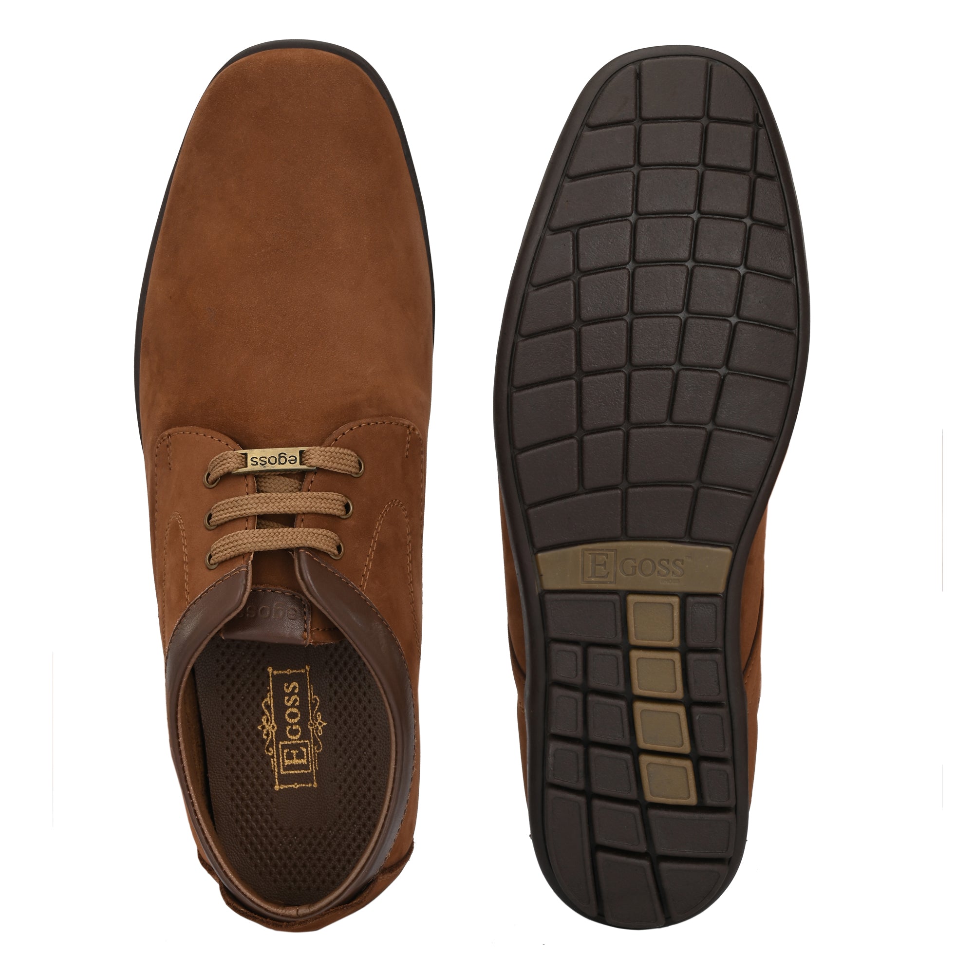 egoss-shoes Egoss Leather Casual Lace Up Shoes For Men - view 2