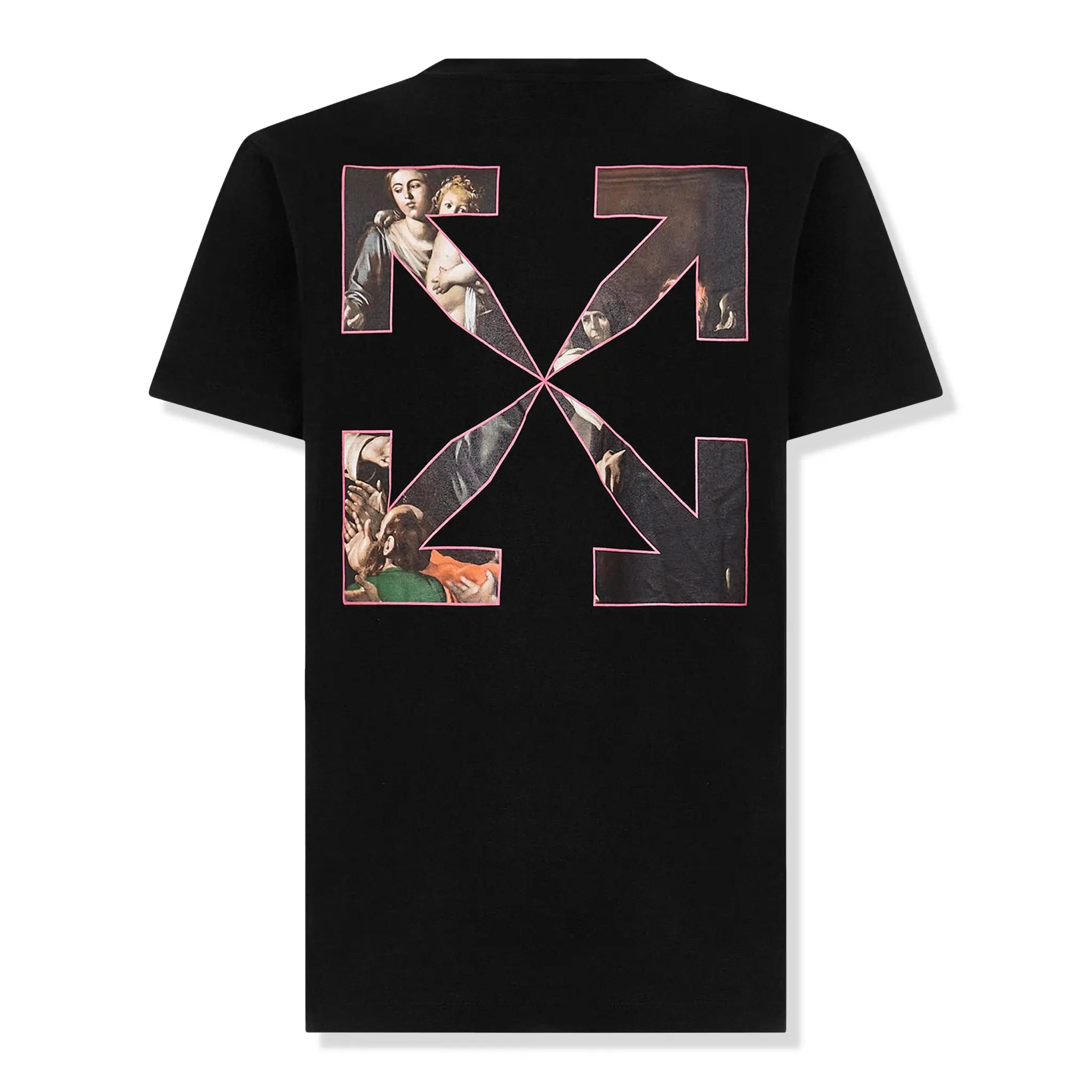 Off-White Slim Fit Caravaggio Painting Black T Shirt - view 2