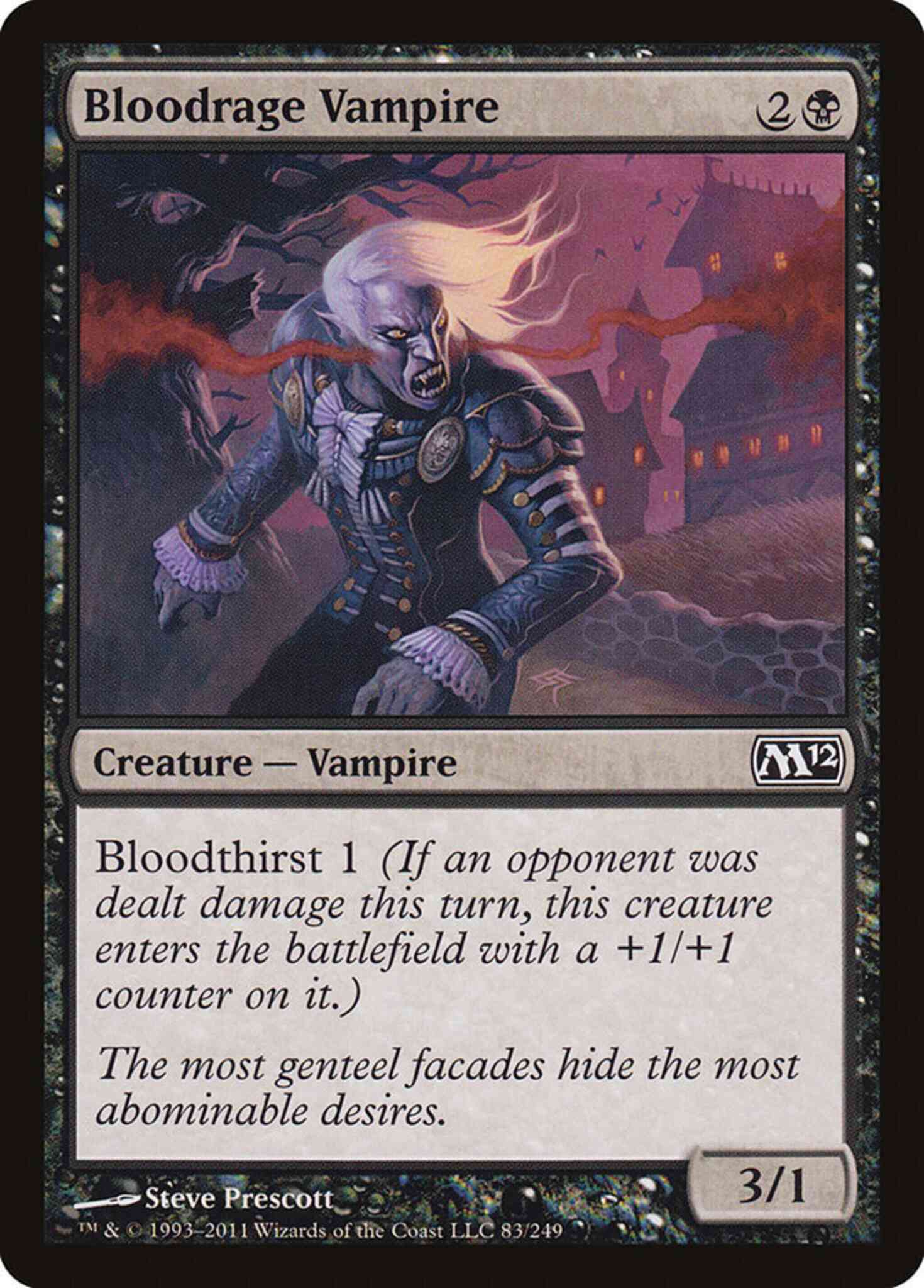Vampire 83 magic – Bloodrage Vampire [83] [Magic 2012] [Non-Foil]
