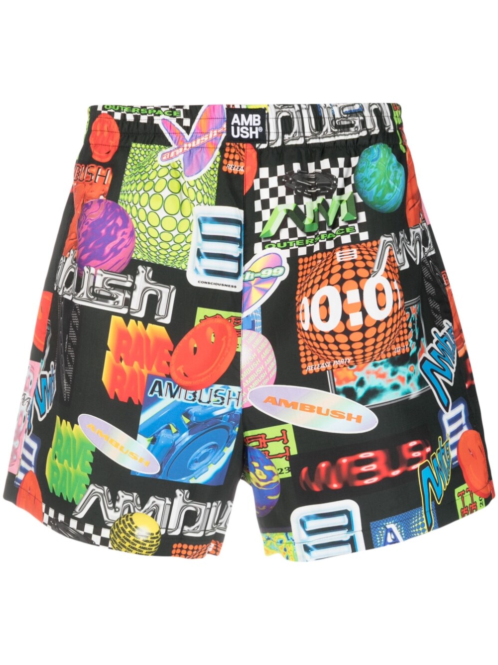 Ambush Printed shorts – Lyocell 50%, Cotton 50%