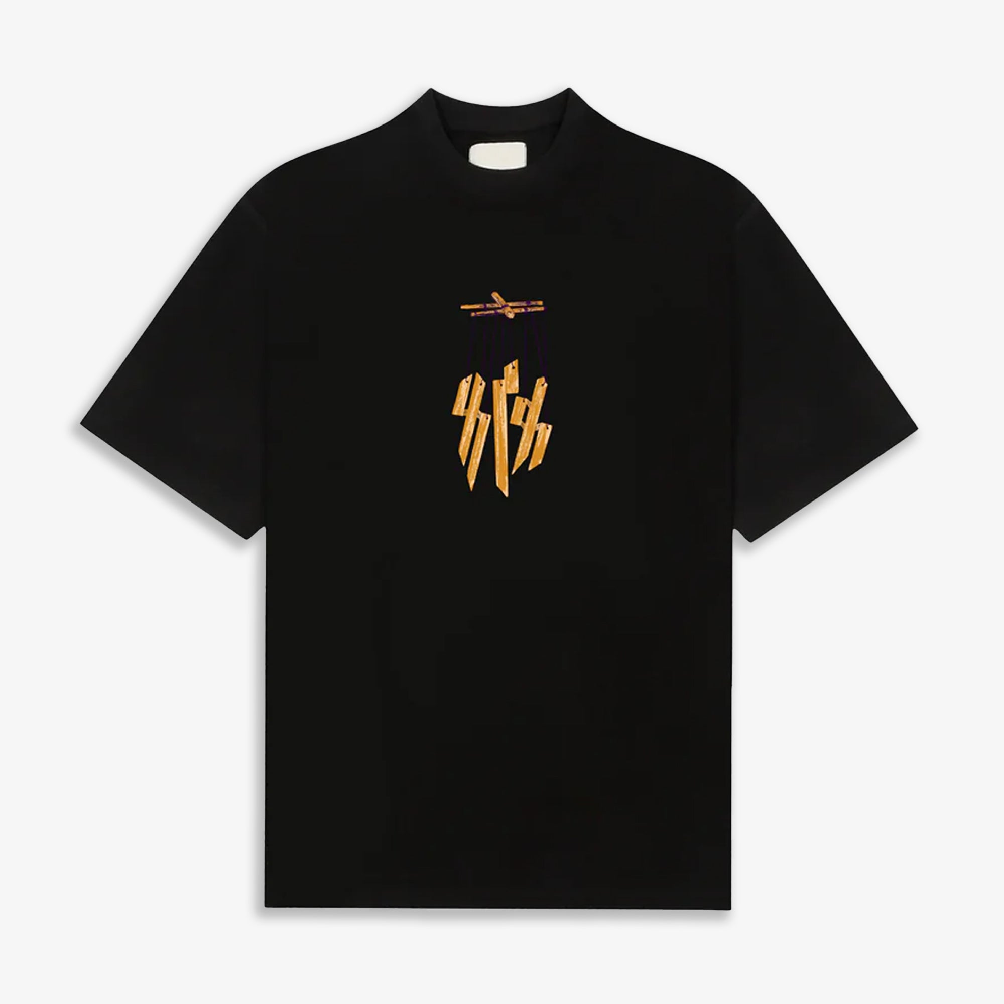 F A R A K | Ungliyon Par Nachana T-shirt { Black/black