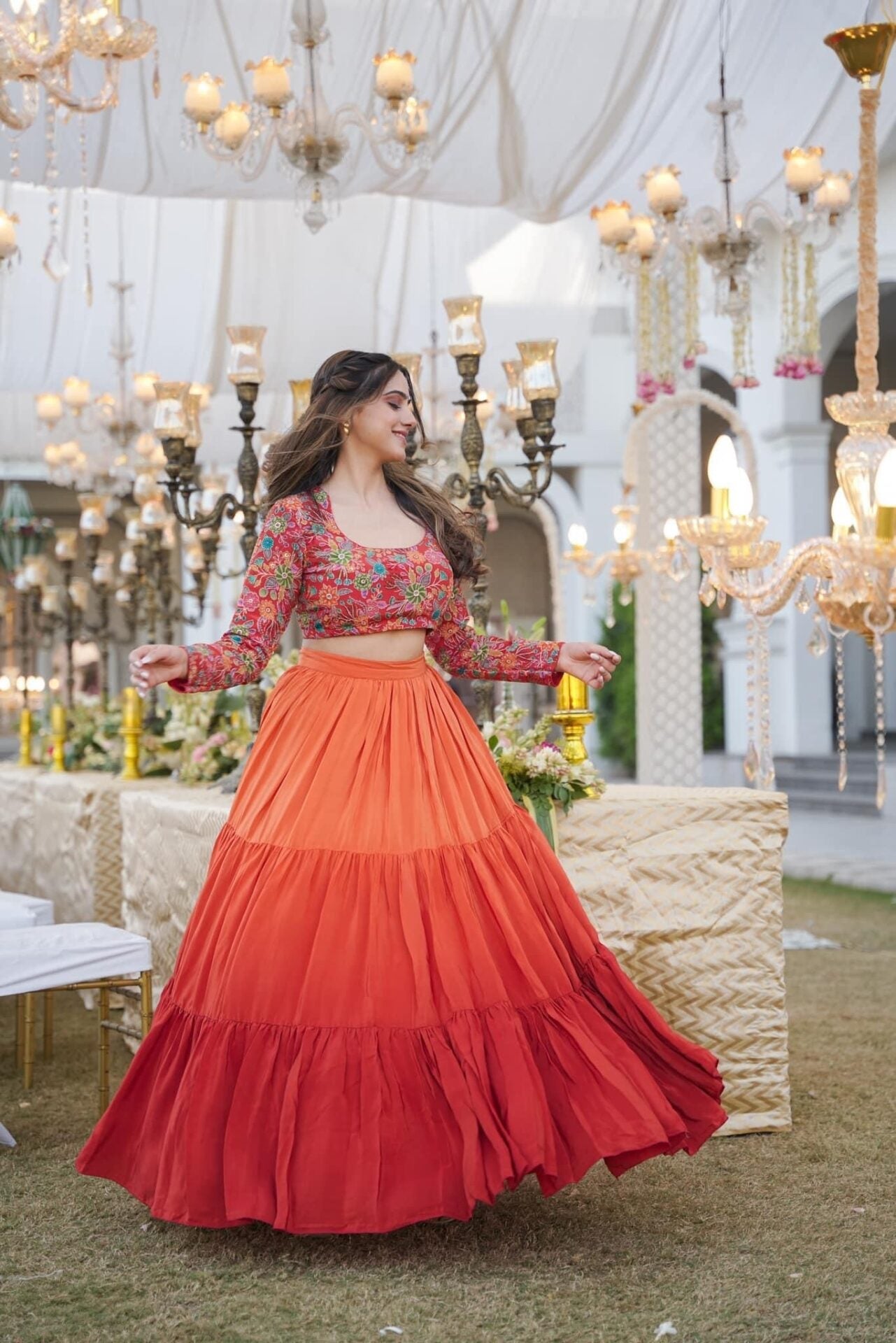 Idaho-o Samyati Crepe croptop-skirt - view 4