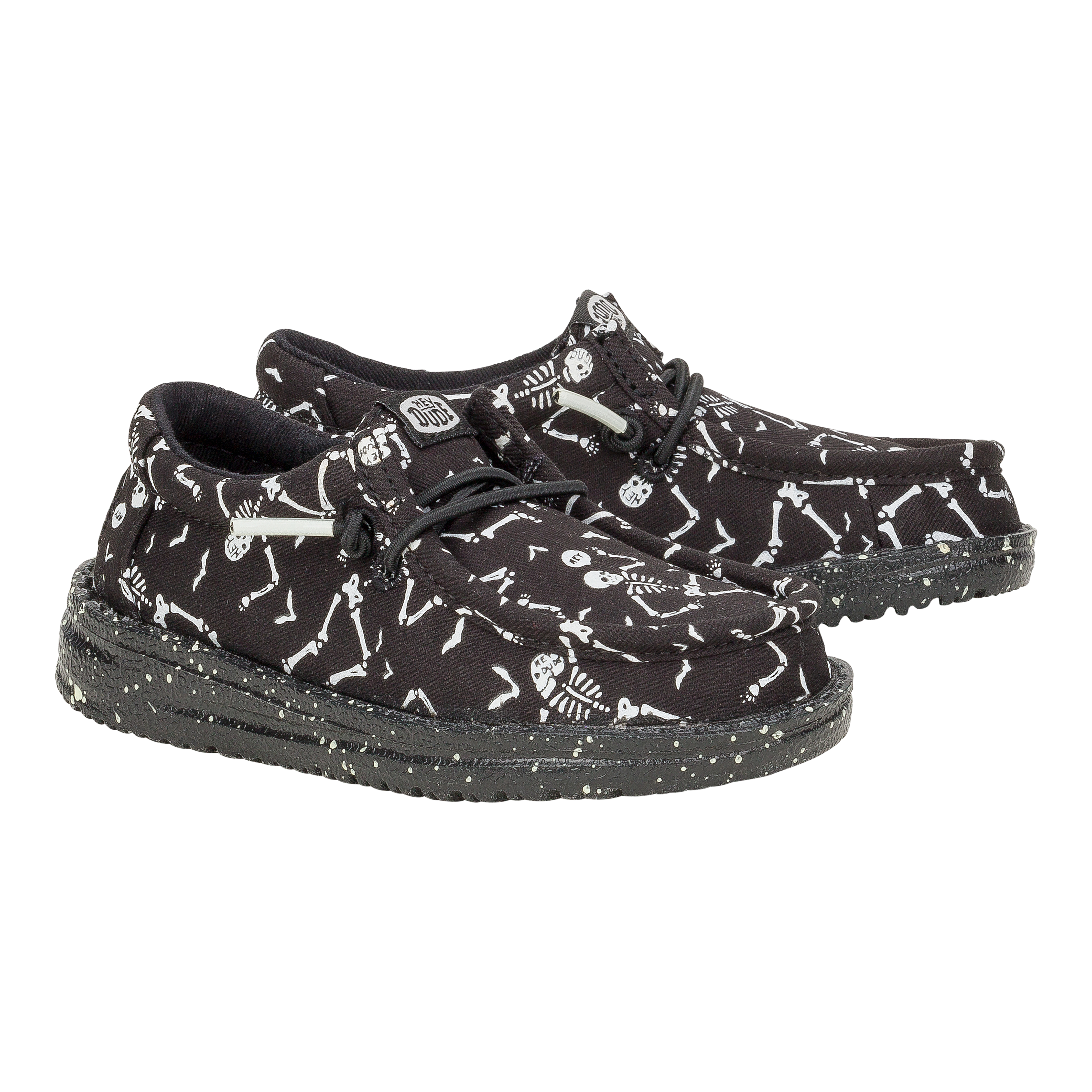 HEYDUDE shoes Wally Toddler Skeletons - Skeletons Black - view 2