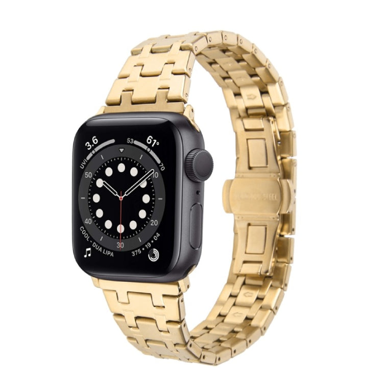 Million Cases Classic Stainless Steel Link Strap for Apple Watch