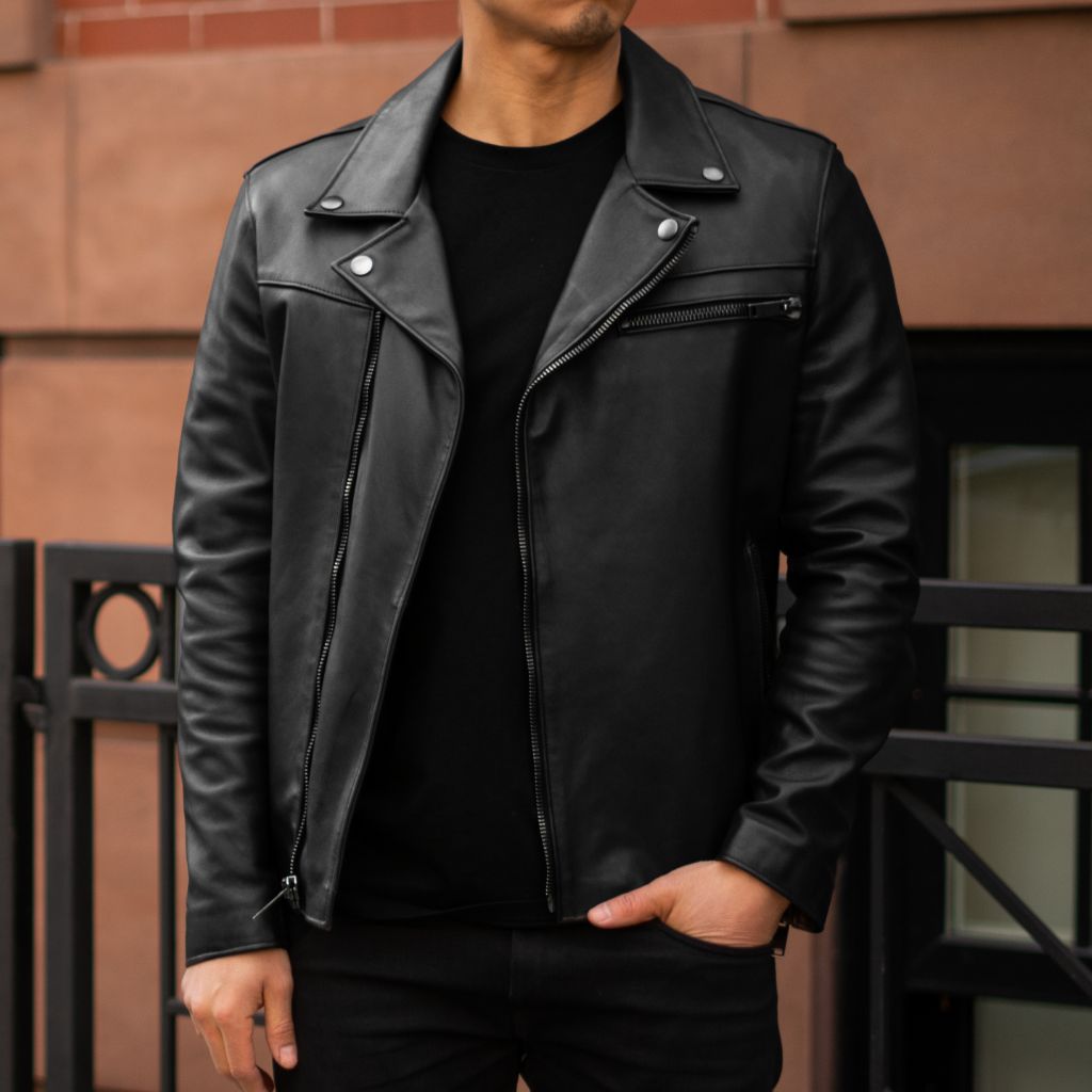 Thursday Boots - Seconds - Men's Jackets [S] Motorcycle Jacket | Black - view 2