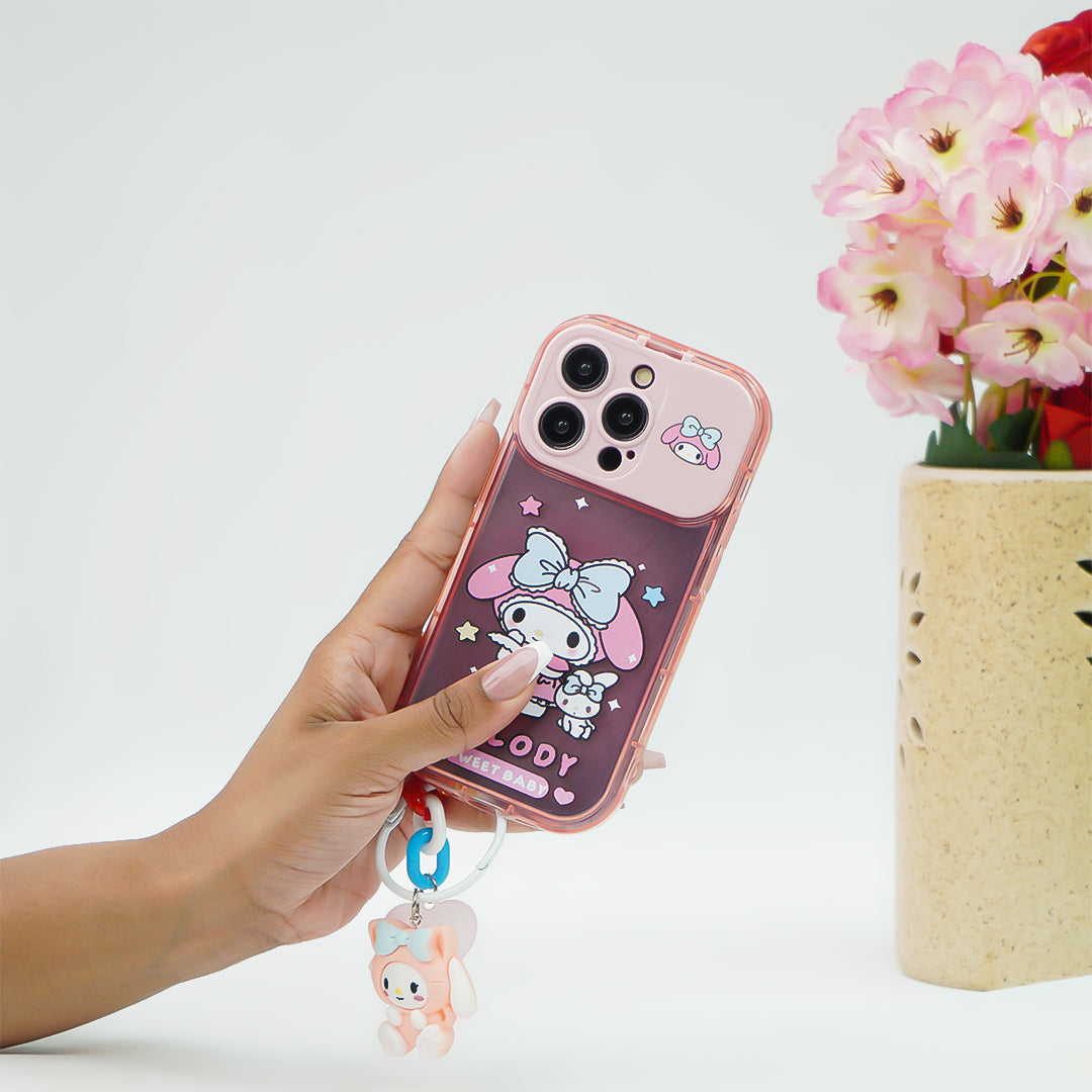 Peeperly Cartoon Melody Flip Mirror Case – No Color - view 12