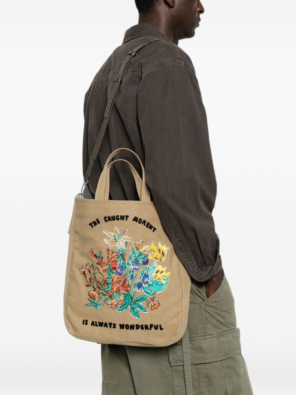Paul Smith Floral Canvas Tote - view 4