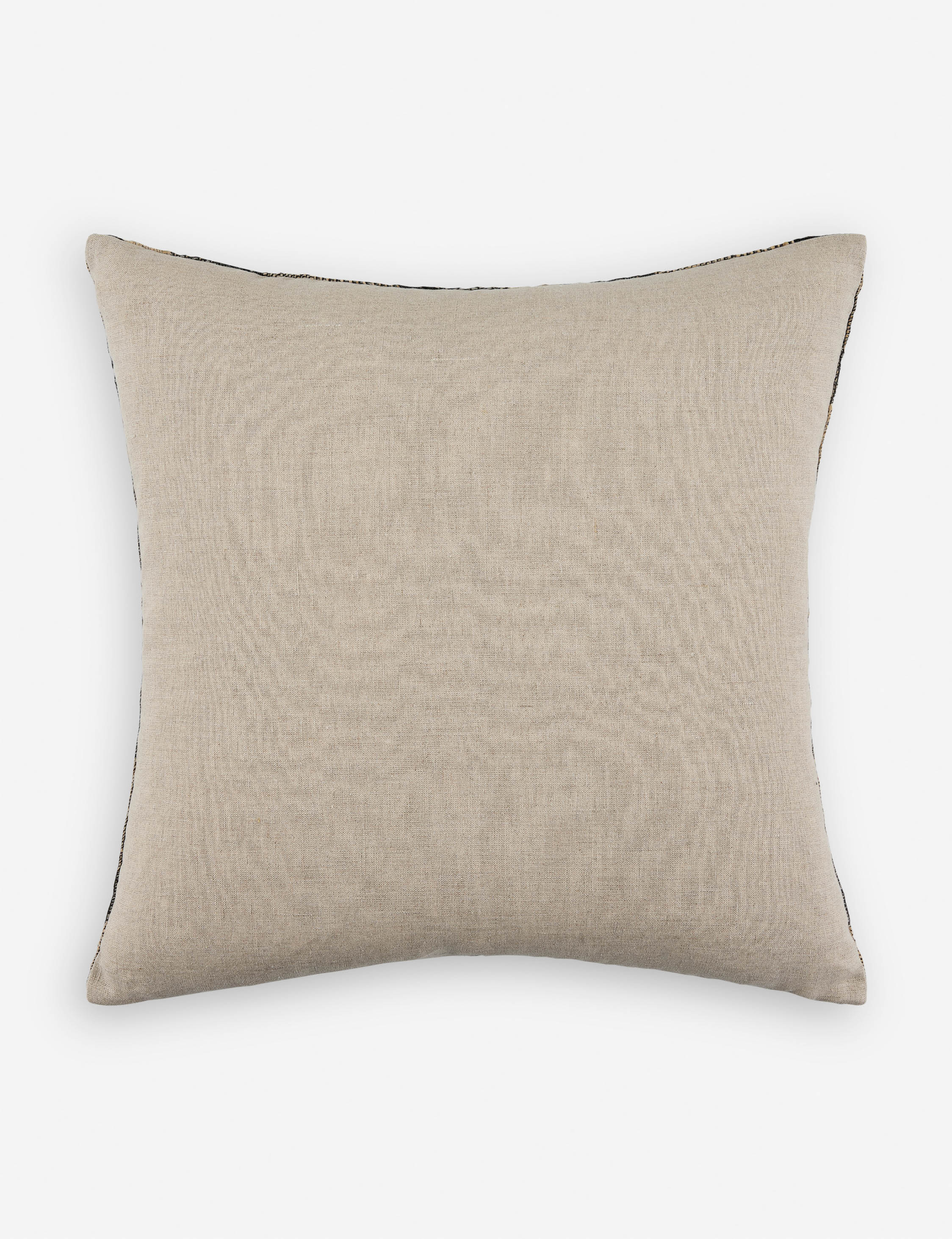 Lulu and Georgia Carola Pillow – Taupe and Ebony - view 2