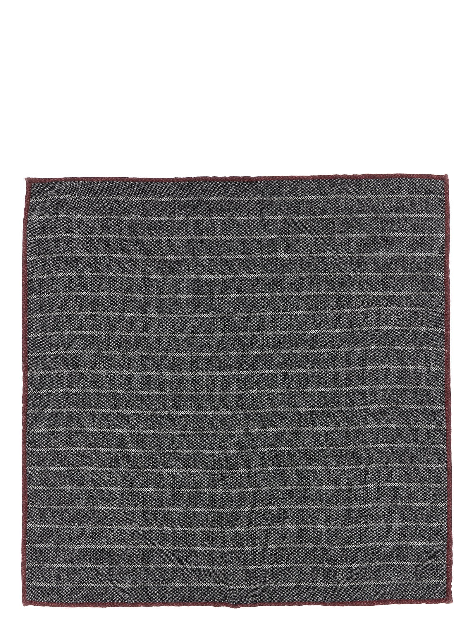 Brunello Cucinelli Double-face Pocket Clutch – 100% silk