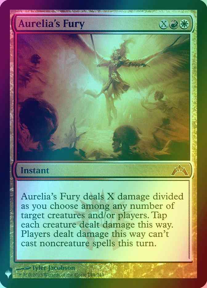 Gtc-144 the list – Magic Aurelia's Fury [GTC-144] [The List] [Foil]