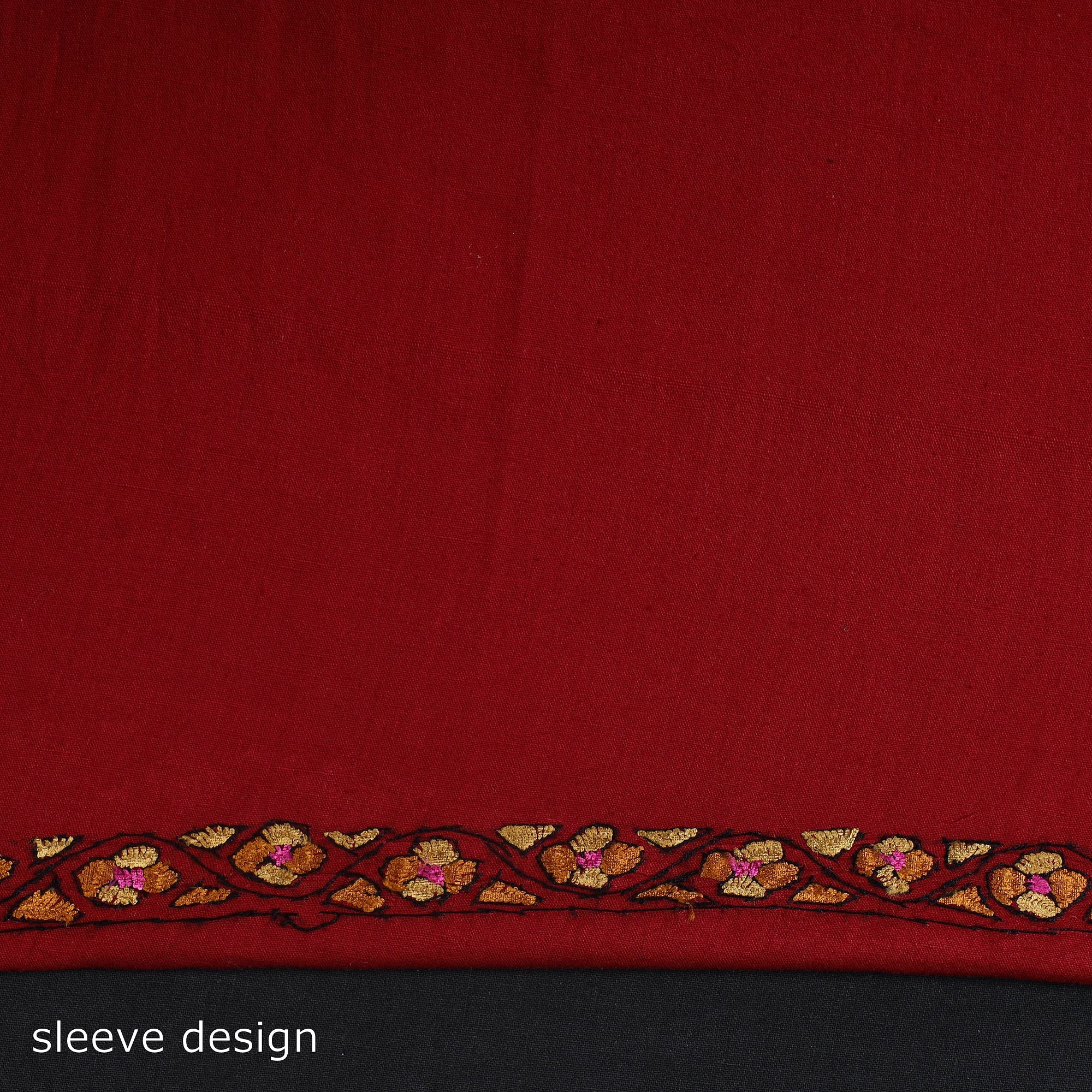 ITOKRI CRAFTS INITIATIVE Kashida Hand Embroidery Cotton Kurta Material (2.4m) 21 - view 4