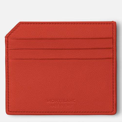 Montblanc Mont Blanc, Soft card holder 6cc – Coral - view 3