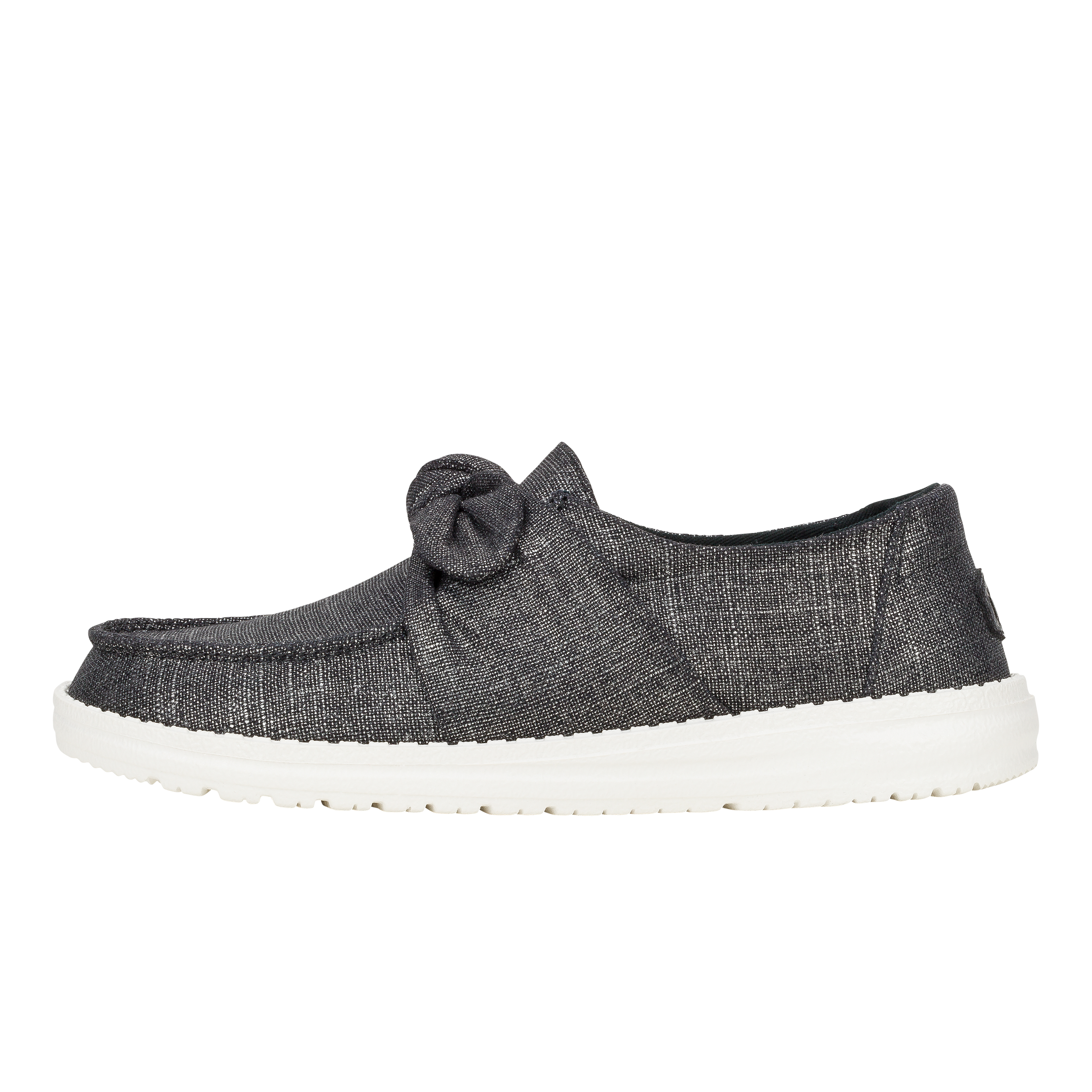 HEYDUDE shoes Wendy Bow Shimmer - Black – Women's