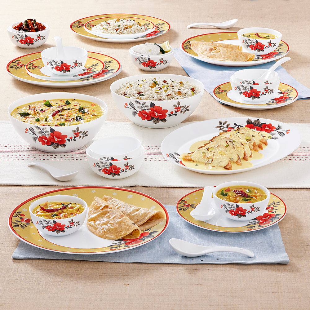 My Borosil Larah by Borosil Pink Sapphire Dinner Set