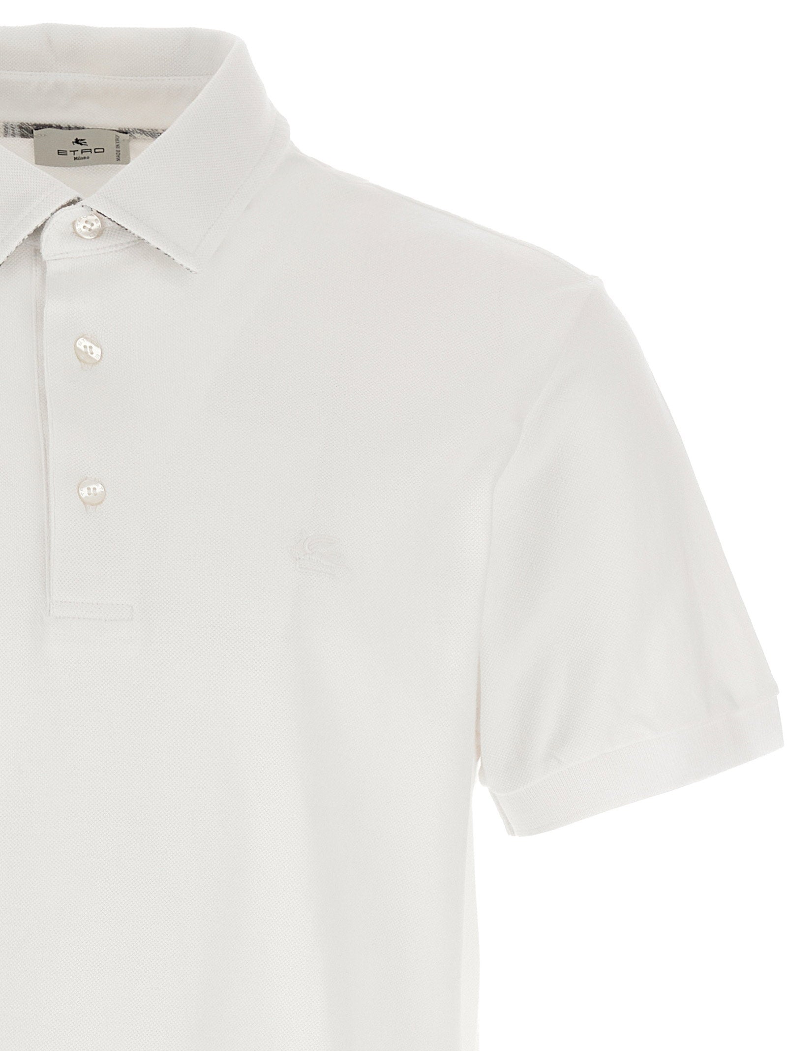 Etro Pegaso Polo Shirt – 100% cotton - view 3