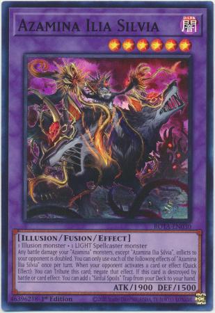 Yu-Gi-Oh! Azamina Ilia Silvia - ROTA-EN030 - Super Rare - 1st Edition