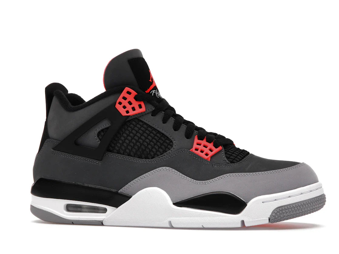 Nike Air Jordan 4 'Infrared' – Gray - view 2