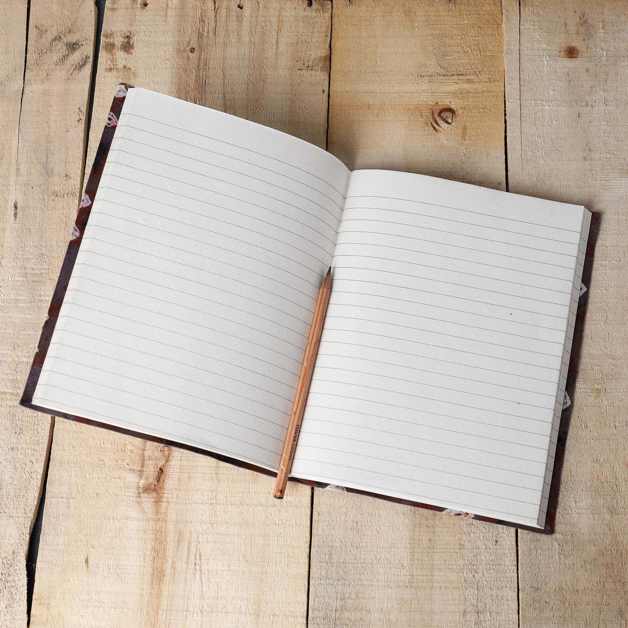 BINDAAS UNLIMITED Brown - Bandhani Cover Handmade Ruled Paper Notebook (9 x 7 in) - view 2