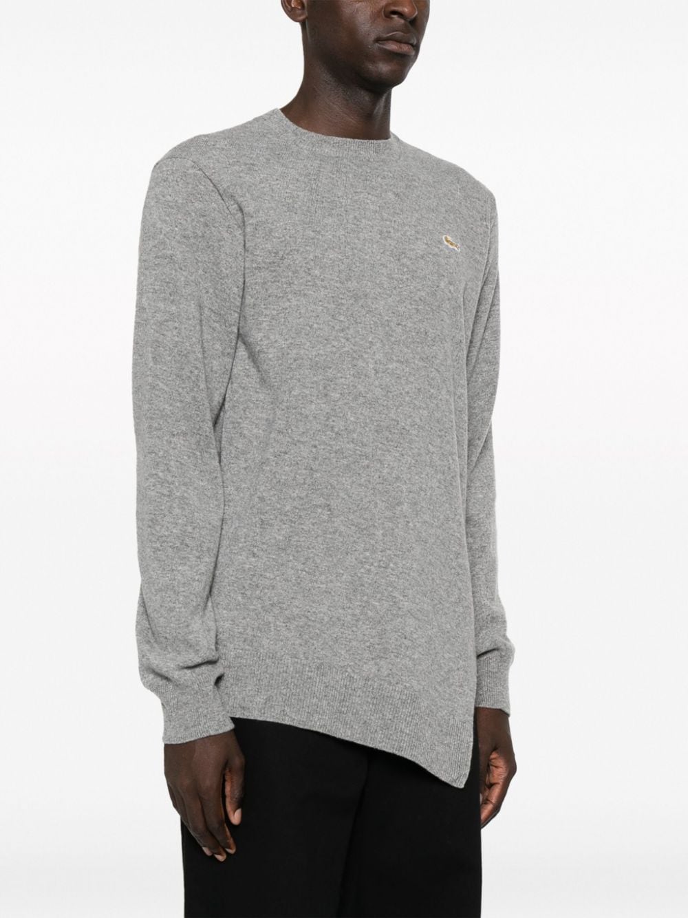 Comme Des Garcons x Lacoste Asymmetric Wool Sweater - view 2