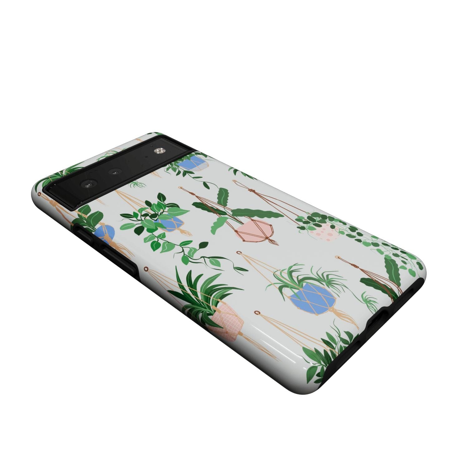 Casetry Hanging Around | Potted Plants Floral Google Pixel Case - view 2