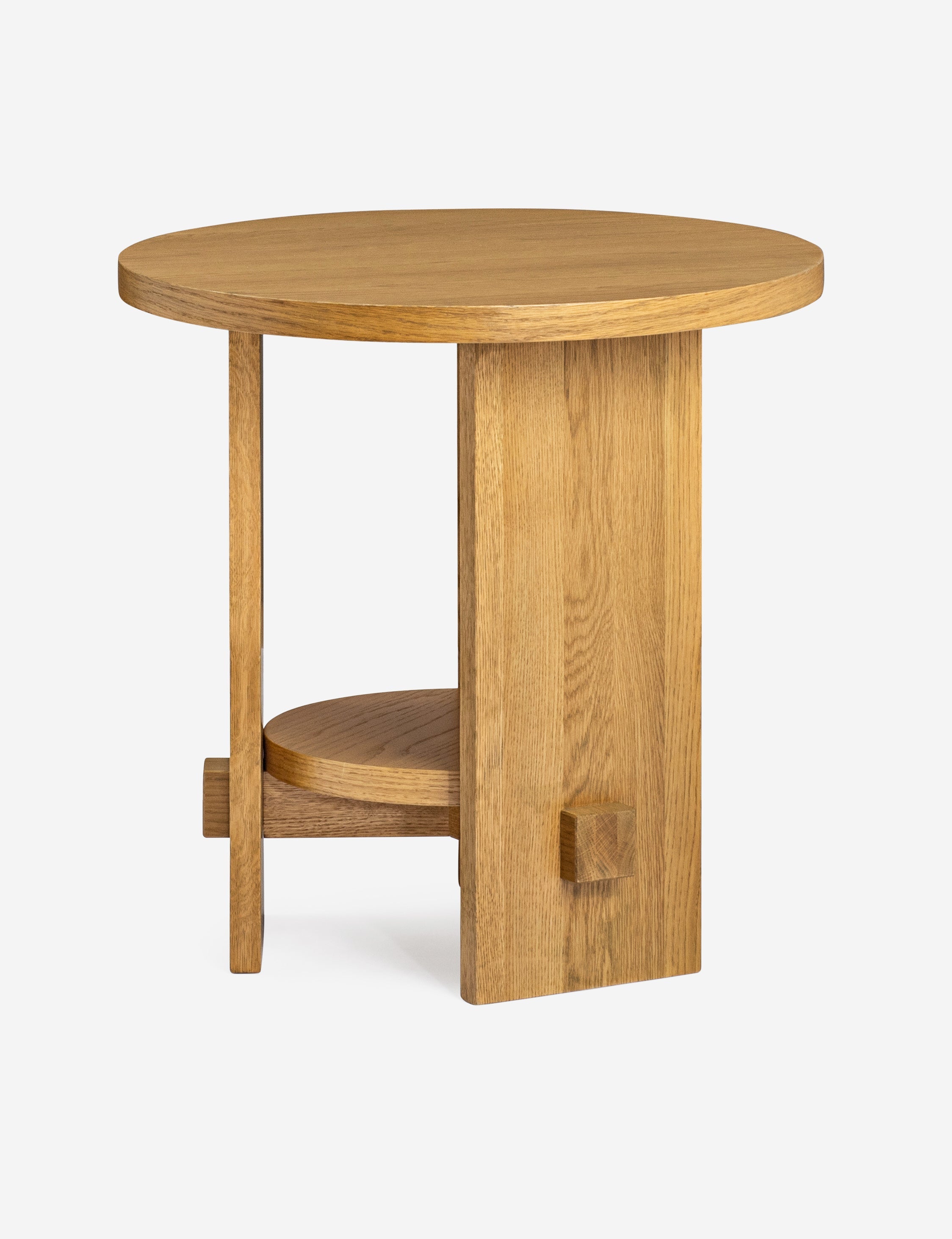 Lulu and Georgia Campos Round Side Table – Natural - view 2