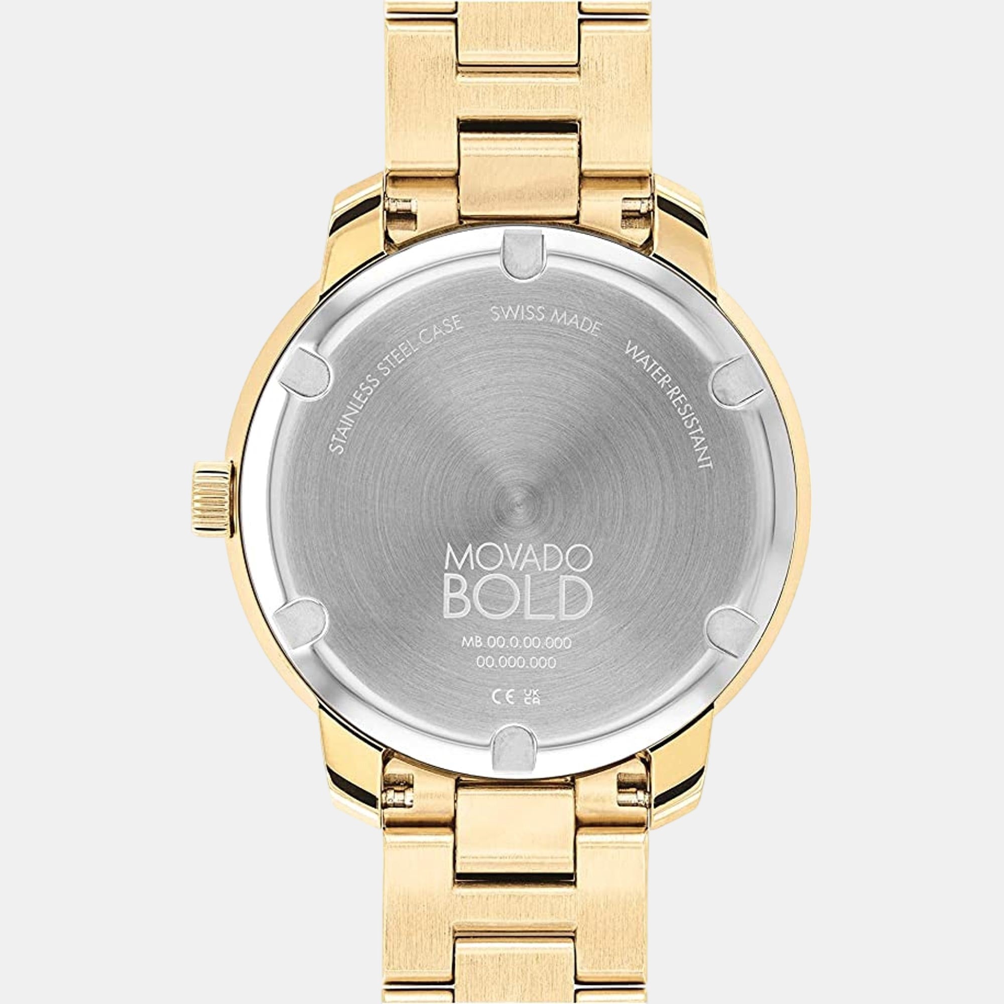 Movado Bold Women Quartz Gold Dial Analog Stainless Steel Watch 3600871 - view 3