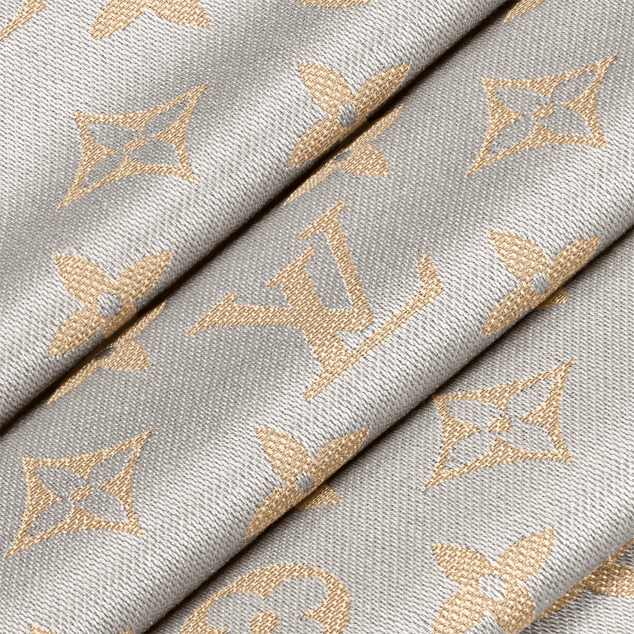 Louis Vuitton Monogram Shine Greige Shawl - view 5