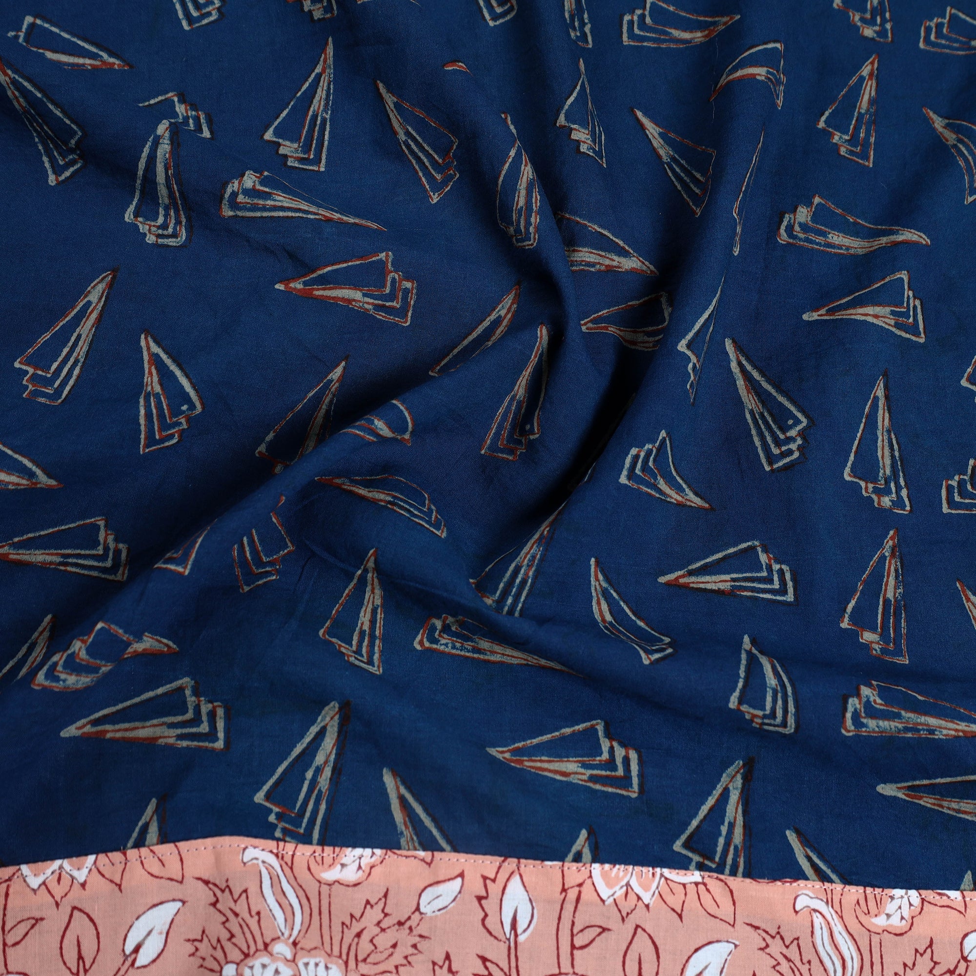NOORI BAZAR Blue - Block Printed Cotton Akola Blouse Piece 05 - view 2