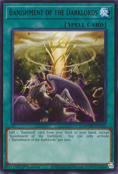 Yu-Gi-Oh! Banishment of the Darklords - MZMU-EN112 - Rare - 1st Edition