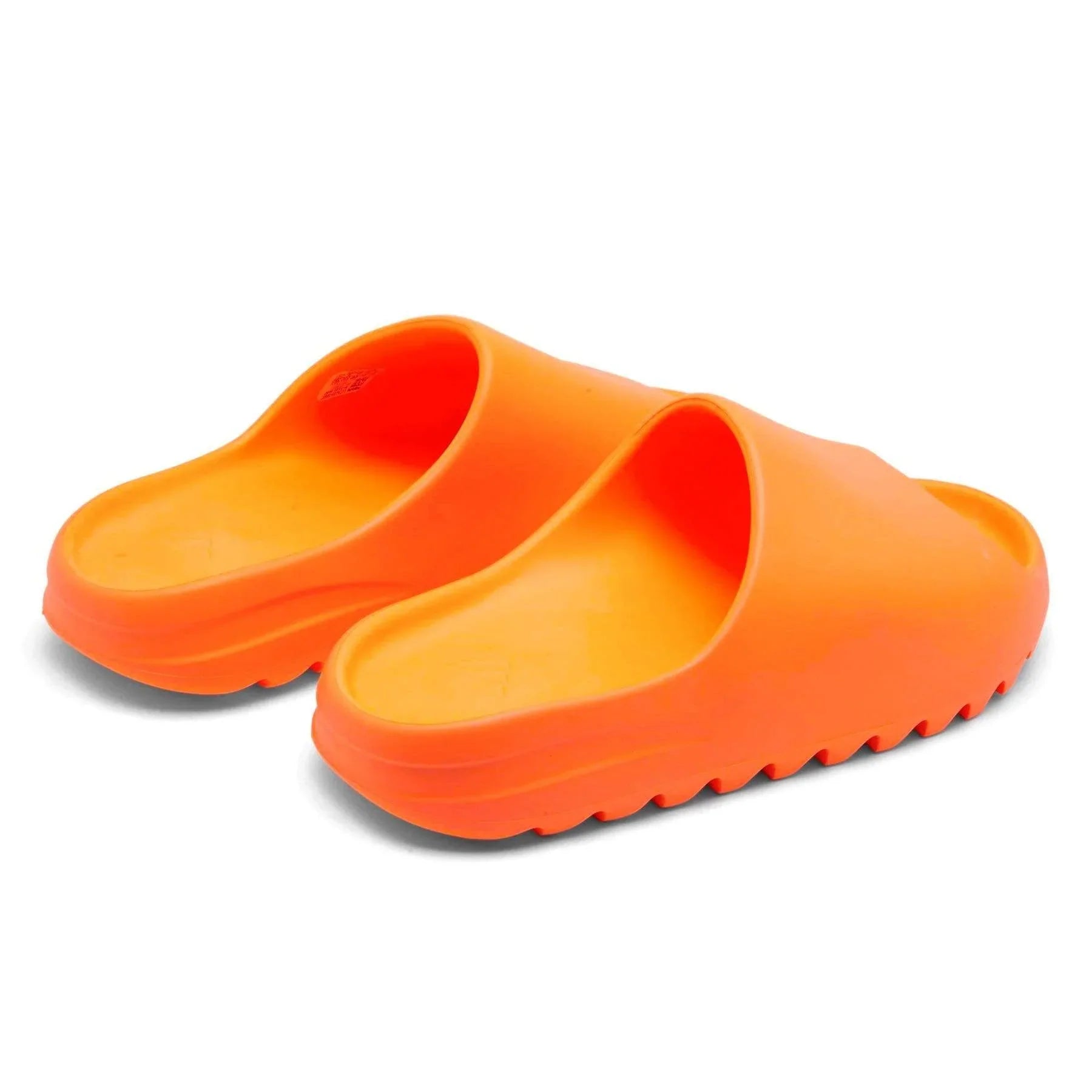 Cop Underdog Adidas Yeezy Slide "Enflame" Orange - view 3