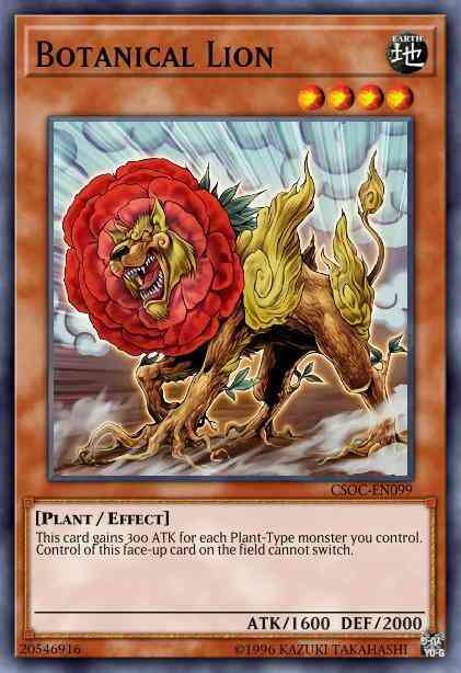 Yu-Gi-Oh! Botanical Lion - BP01-EN145 - Starfoil Rare - Unlimited