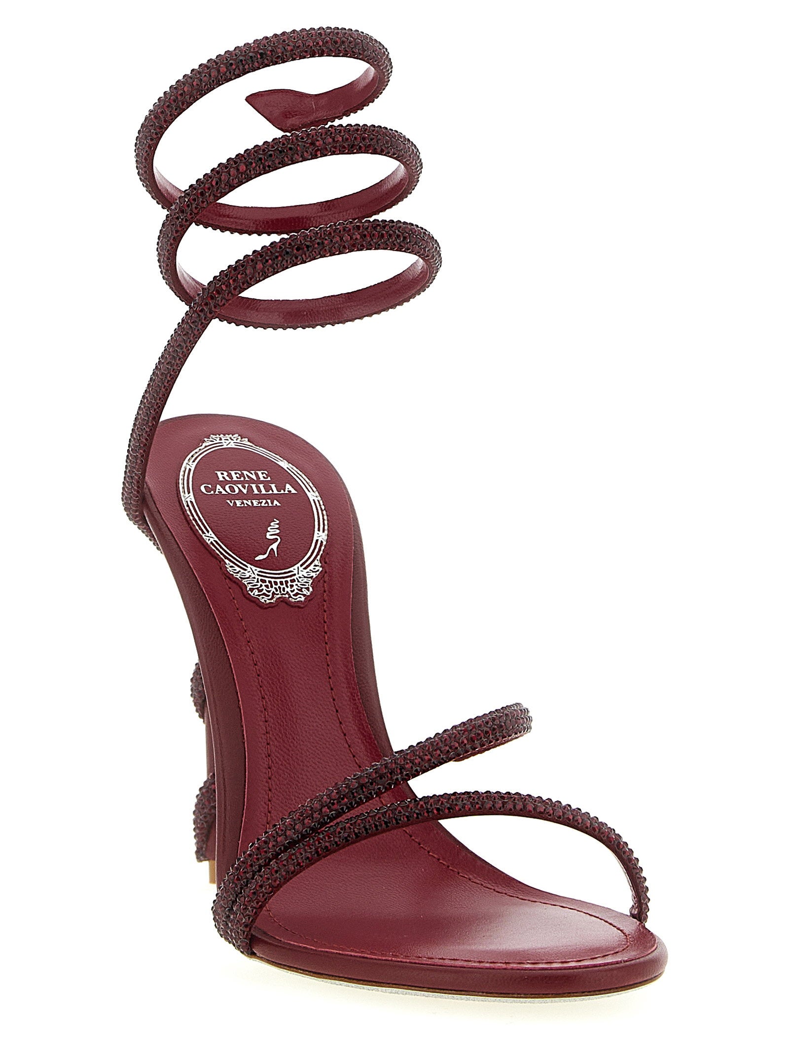 René Caovilla Margot Sandals – 68% viscose, 32% silk - view 2