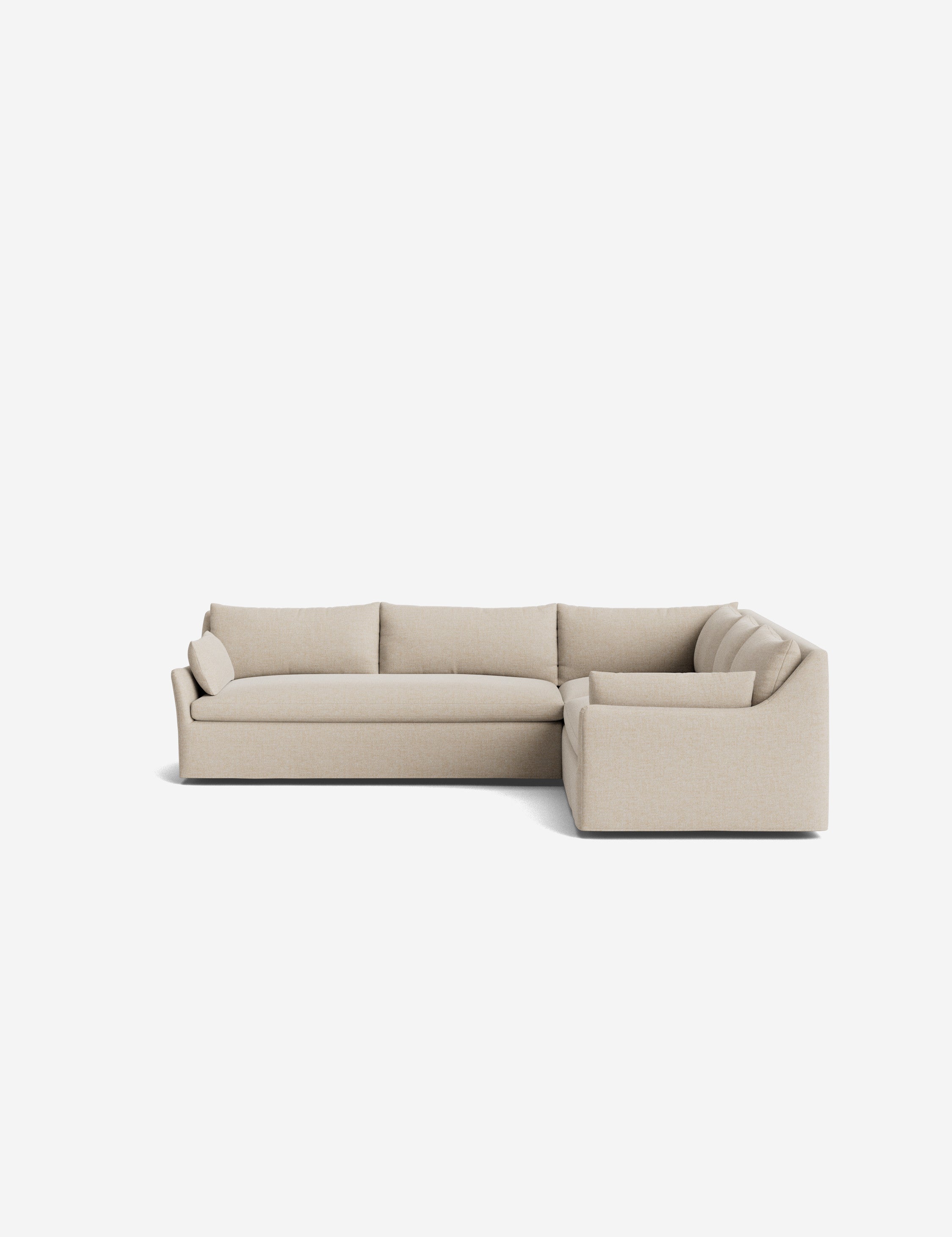 Lulu and Georgia Portola Luxe Depth Slipcover Corner Sectional Sofa - view 144
