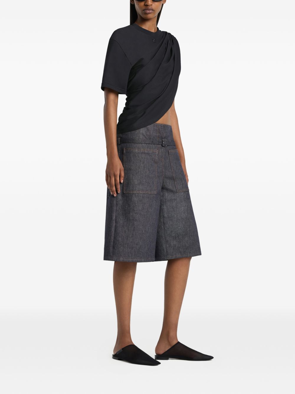 Courreges Denim shorts – Cotton 100% - view 2