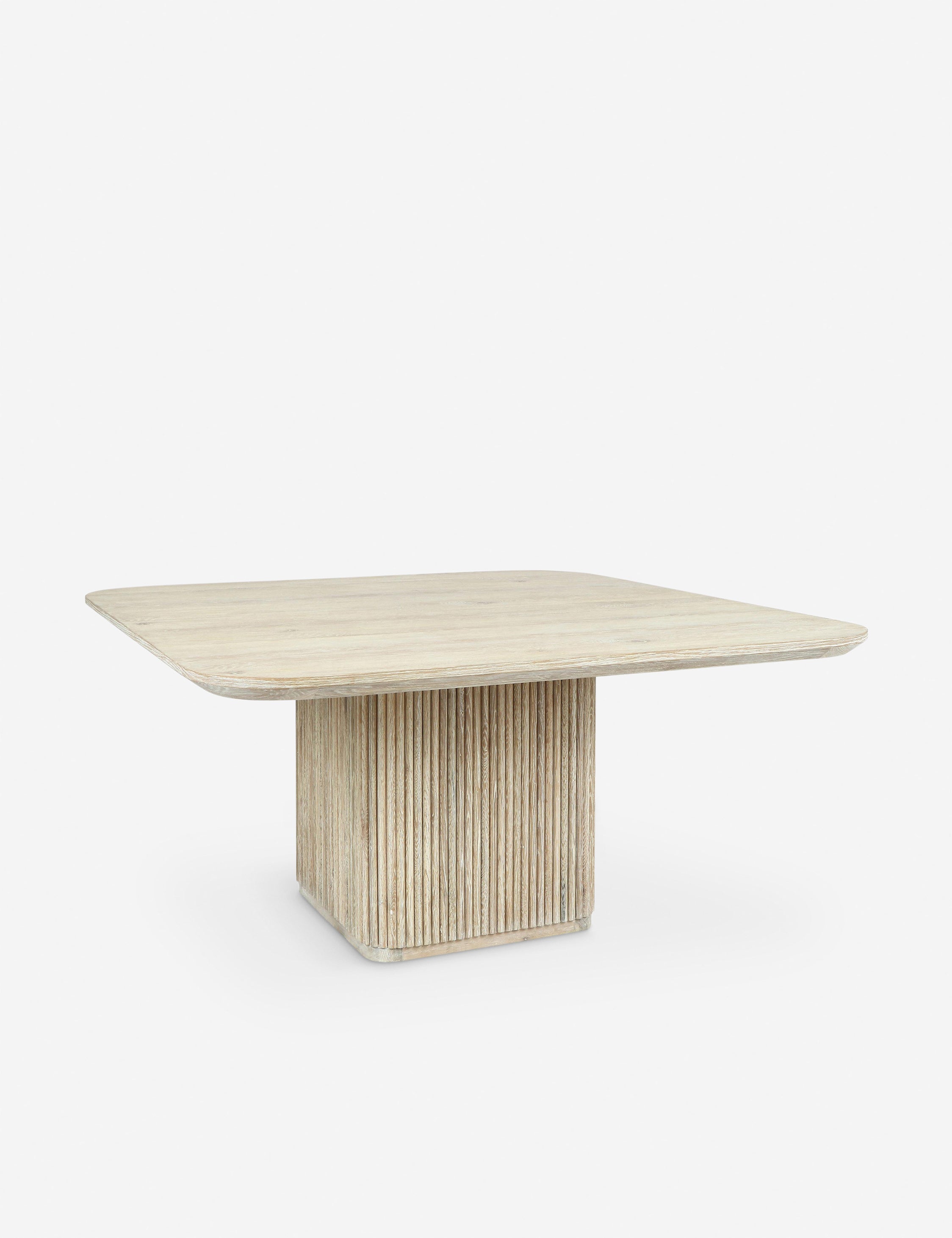 Lulu and Georgia Jeddah Square Dining Table – Natural