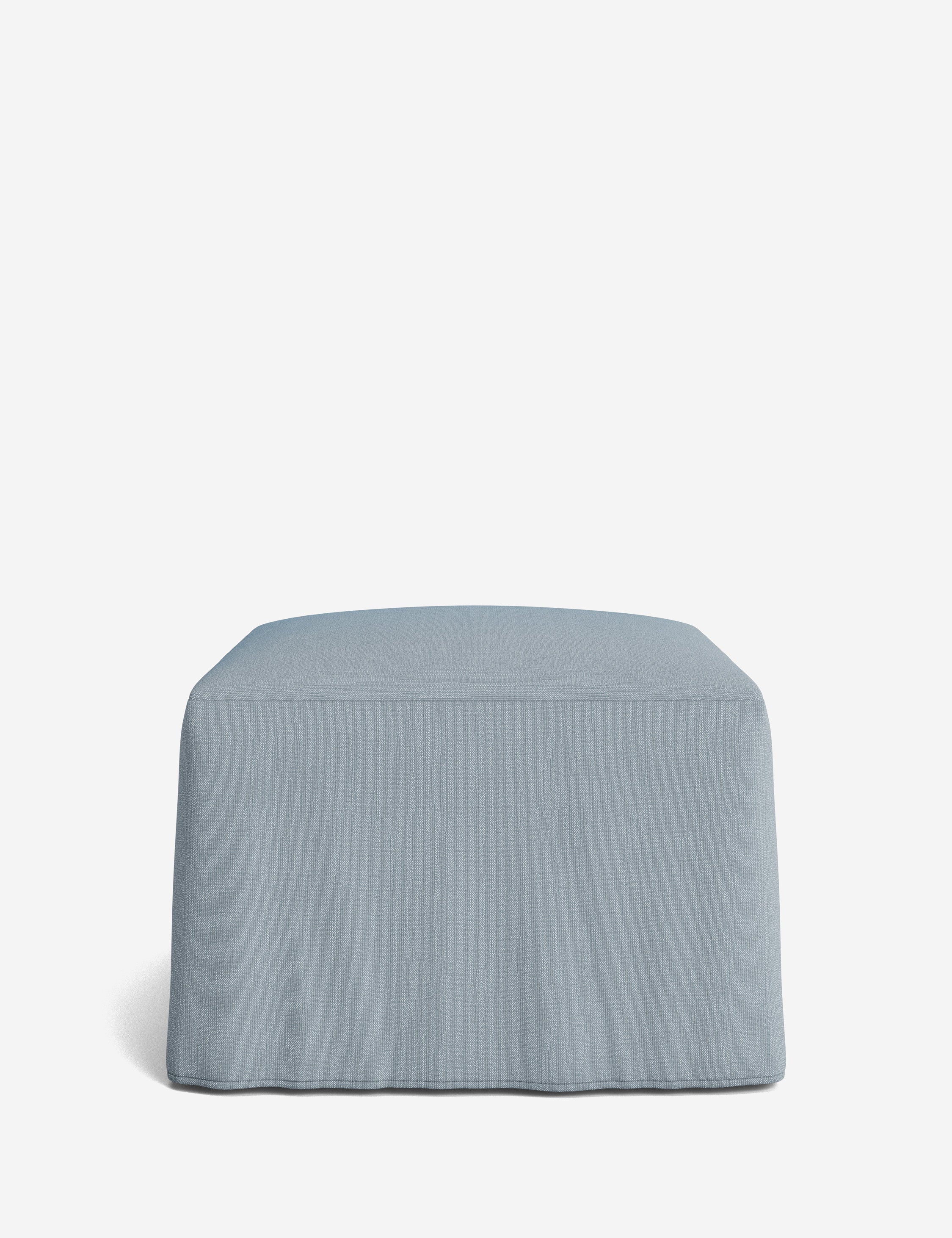 Lulu and Georgia Portola Slipcover Ottoman - view 79