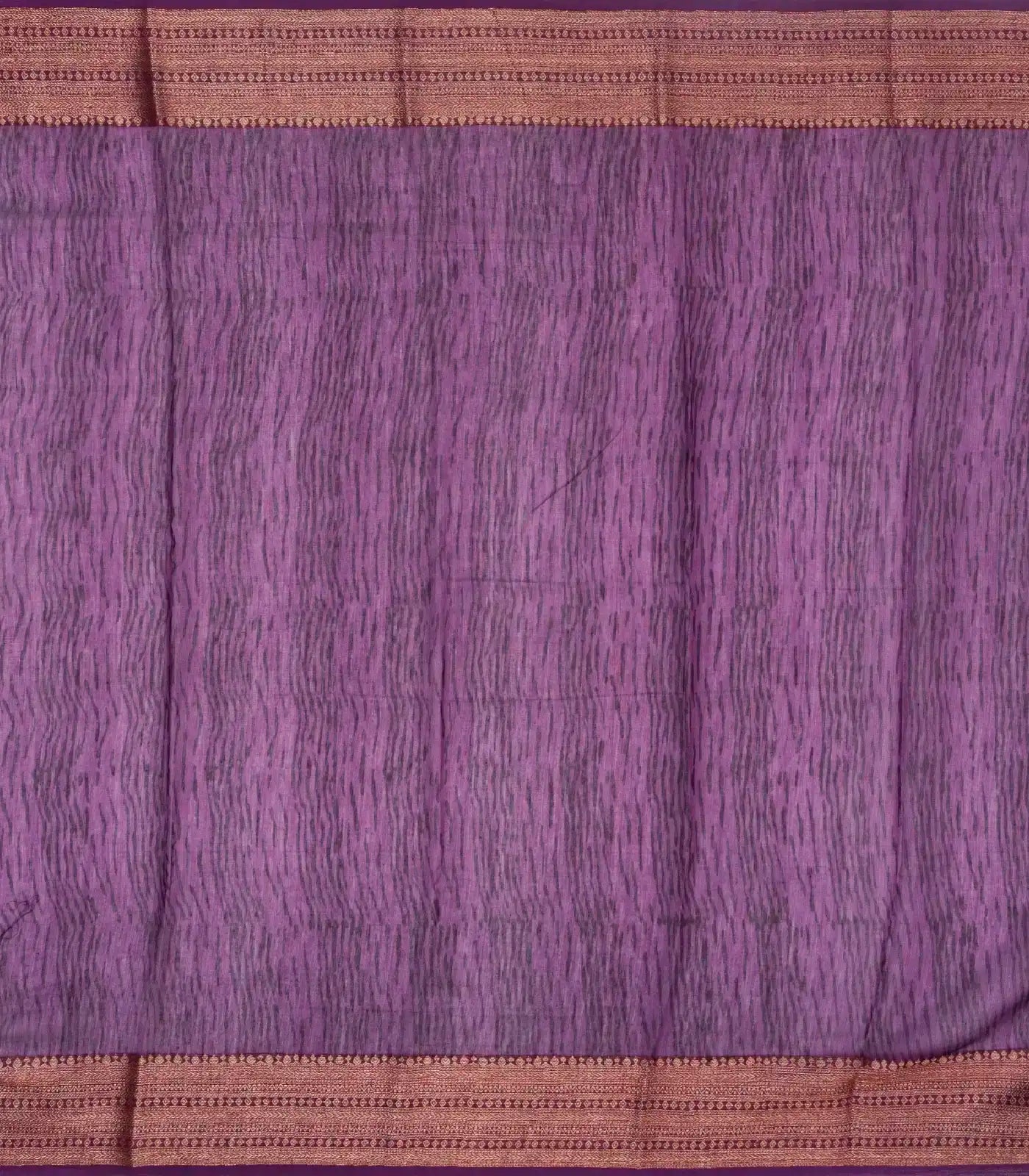 RmKV Burgundy Woven Chanderi Cotton Saree Printed With Small Motifs - view 4