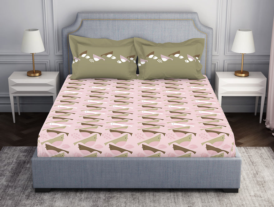 Spaces India Youthopia Floral 100% Cotton Double Bedsheet - Essentials by Spaces - view 7