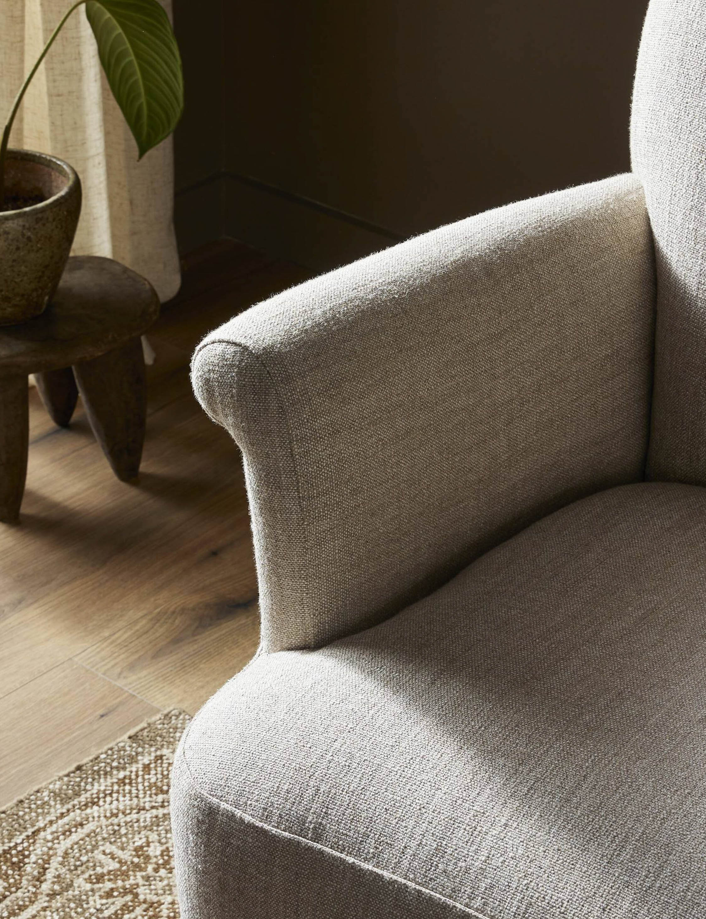 Lulu and Georgia Camellia Swivel Chair by Amber Lewis x Four Hands - view 5