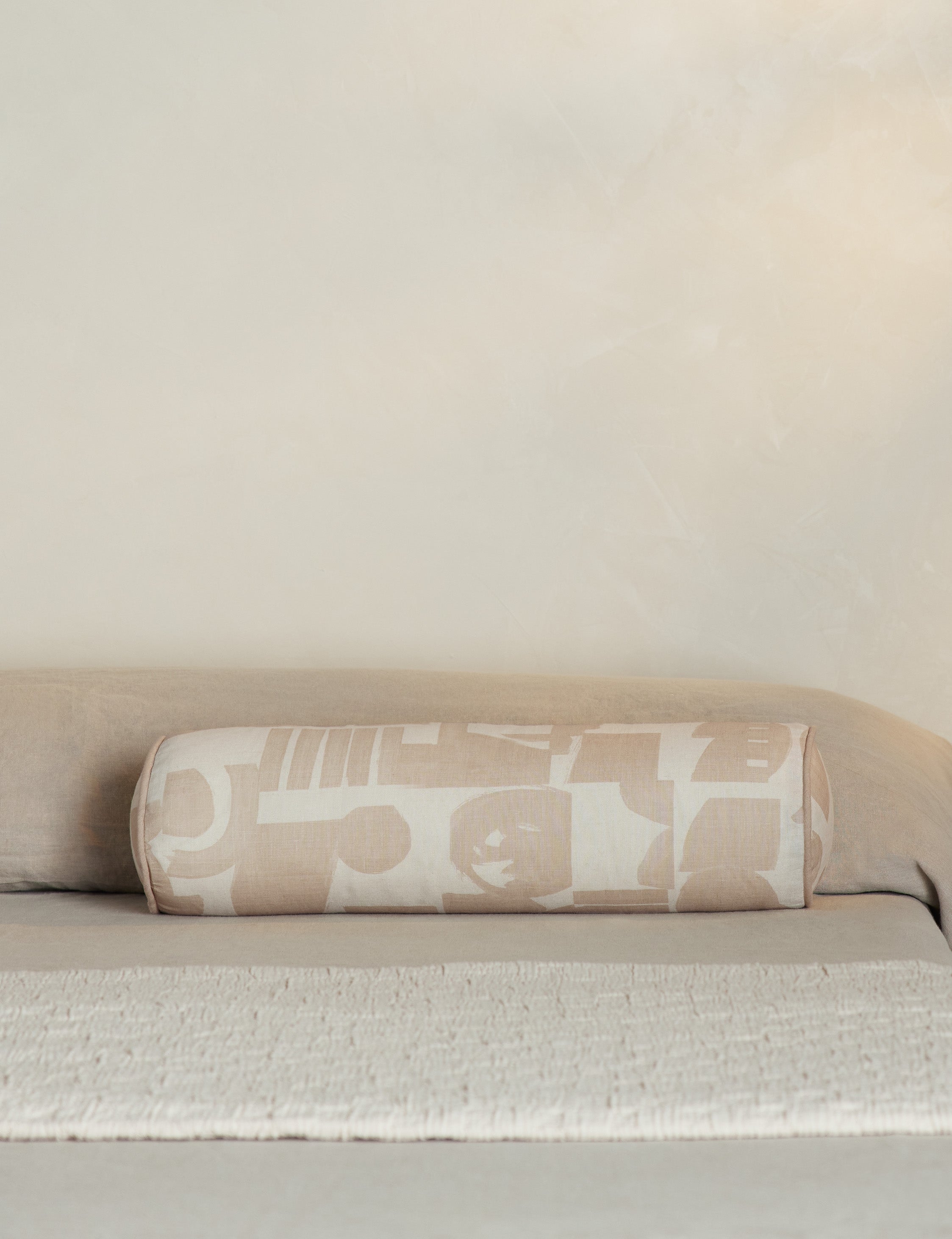 Lulu and Georgia Organic Shapes Linen Bolster Pillow by Sarah Sherman Samuel - view 13