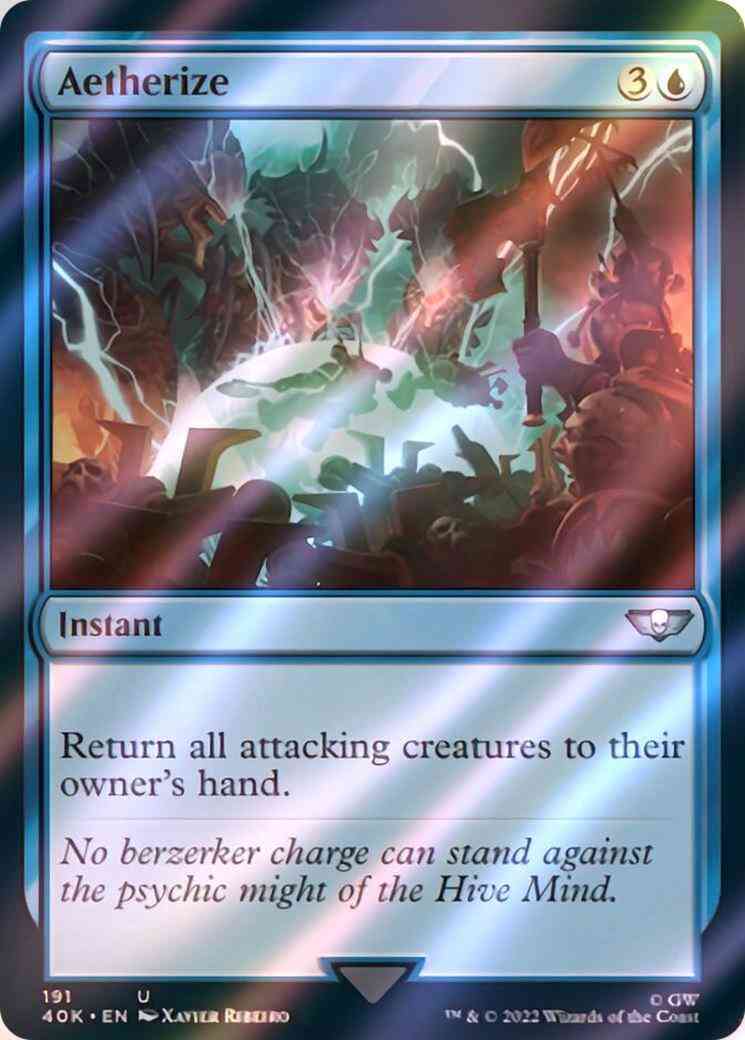 Aetherize 191 universes – Magic Aetherize [191] [Universes Beyond: Warhammer 40,000] [Surge Foil]