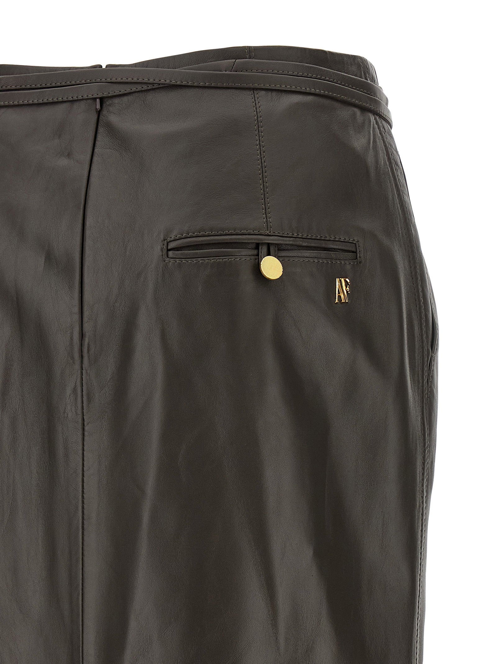 Alberta Ferretti Leather Skirt – 100% lamb leather - view 4