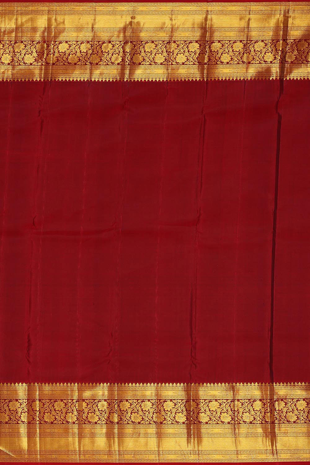 Kalanjali Kanchipattu Bottle Green Brocade Saree - view 4