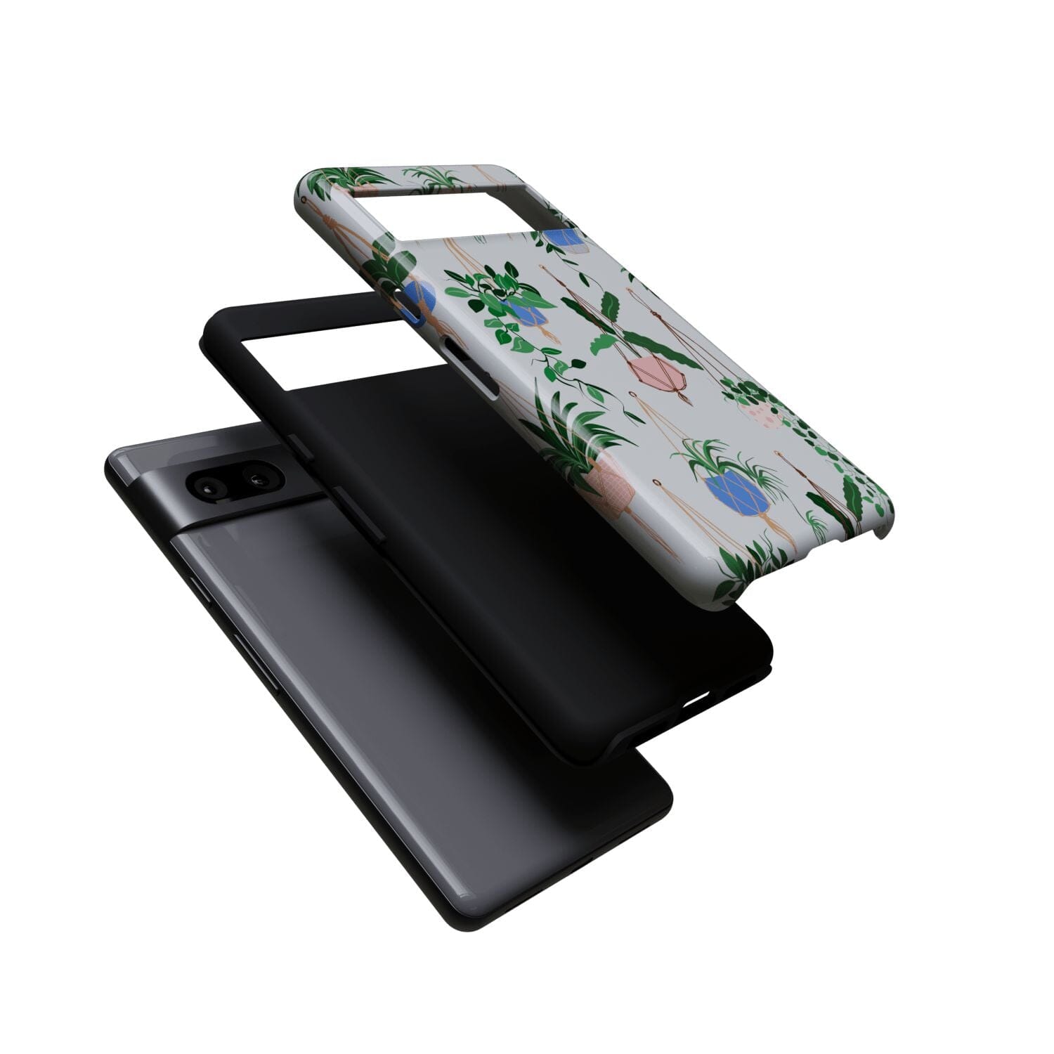 Casetry Hanging Around | Potted Plants Floral Google Pixel Case - view 9