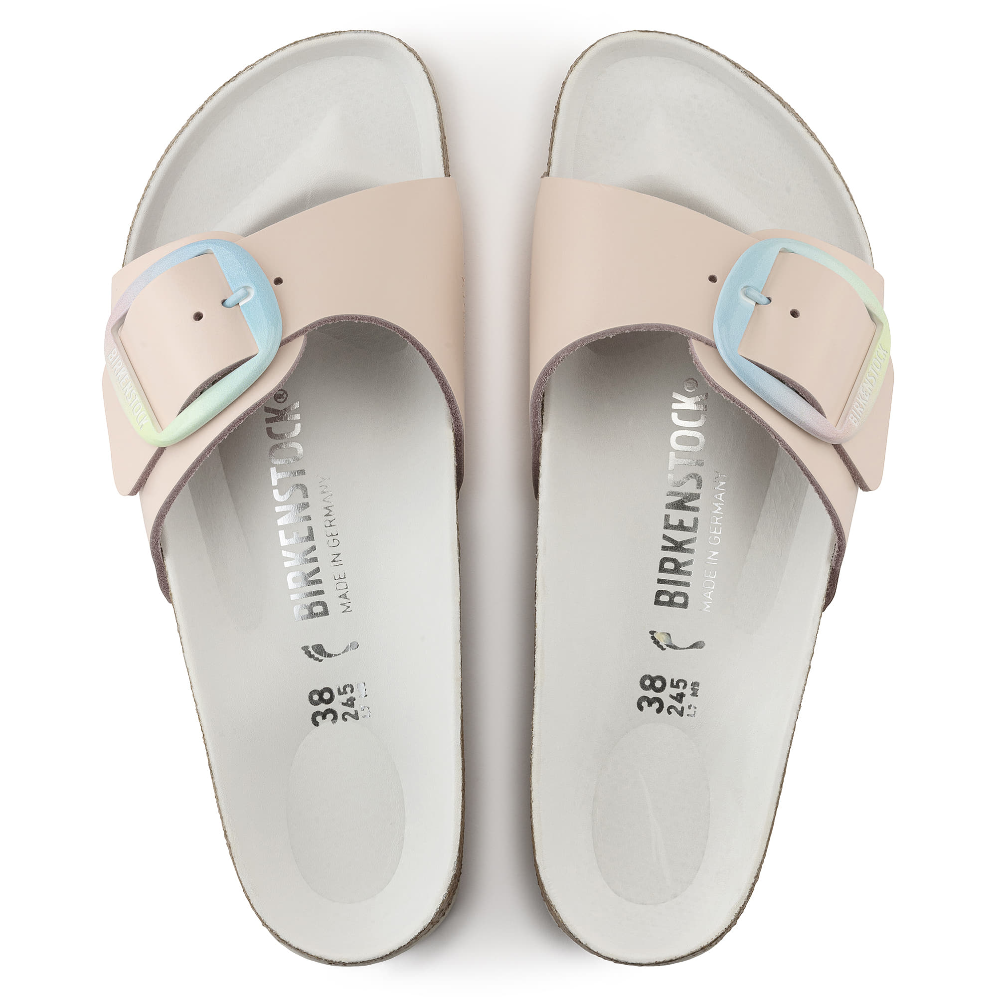 Birkenstock Madrid Big Buckle Natural Leather - view 2